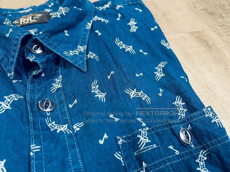RRL Ralph Lauren RRL Ralph Lauren Blue dyed Indigo Philippines produced not Size US L / EU 52-54 / 3 - 8 Thumbnail