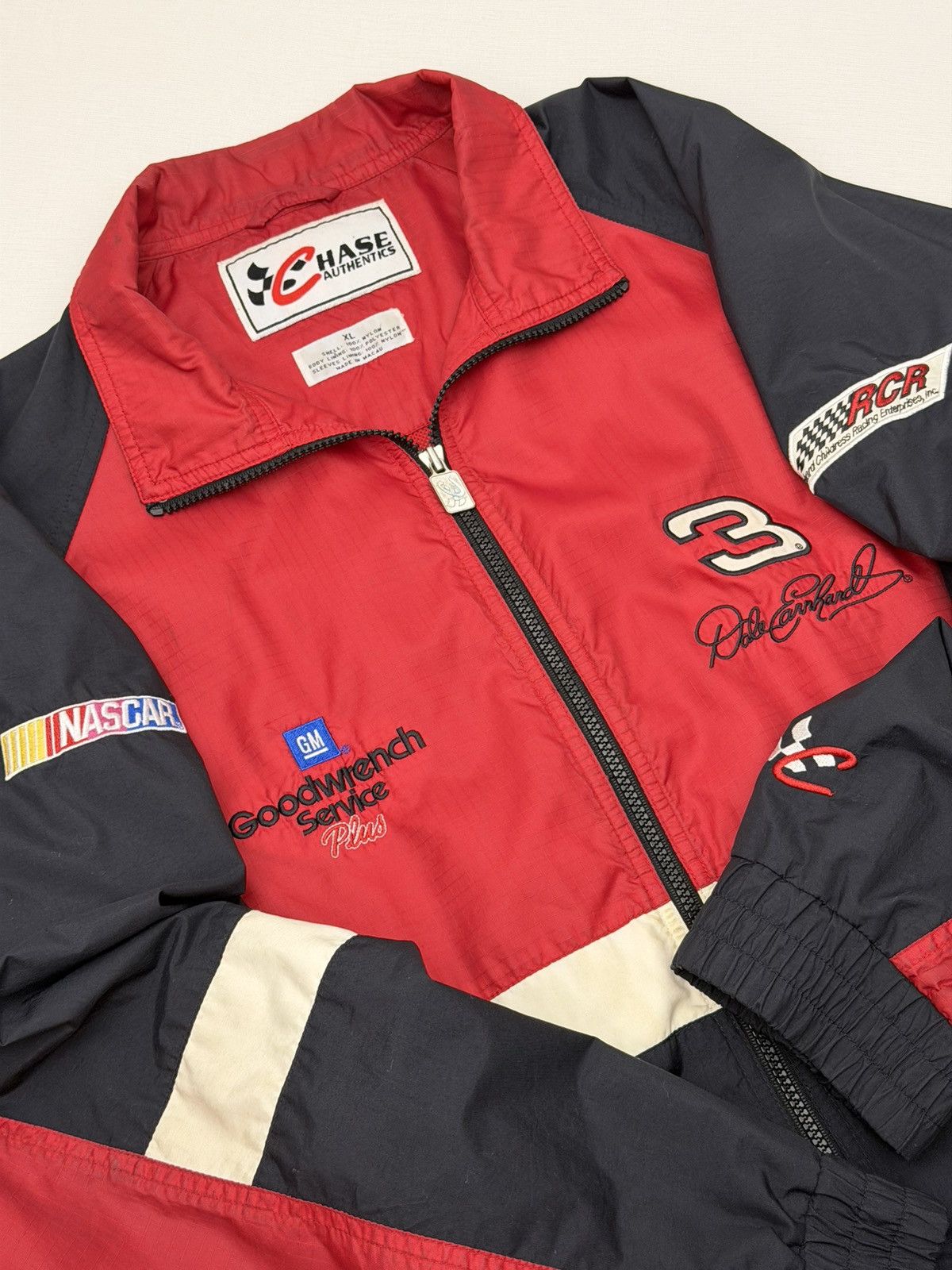 Chase Authentics Vintage Chase Authentics Dale Earnhardt Nascar Racing Jacket Size US XL / EU 56 / 4 - 5 Thumbnail