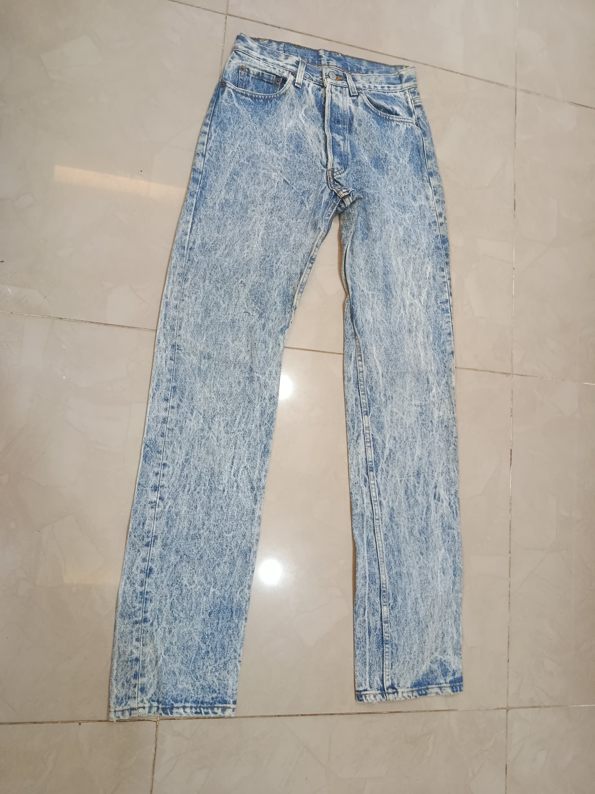Levi's LEVIS 501 ACID WASH #552 DENIM Size US 29 - 2 Thumbnail
