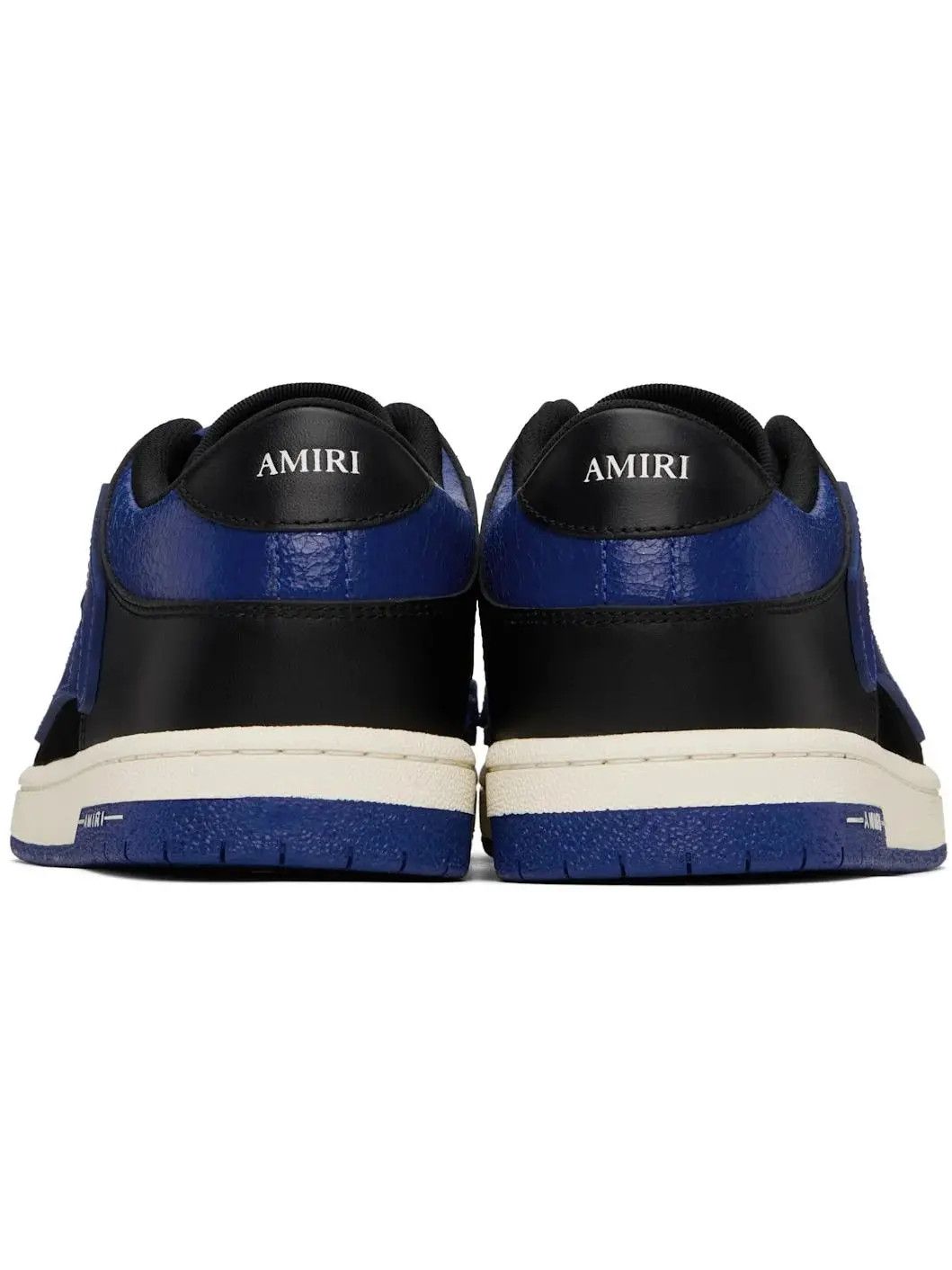 Amiri o1s1wg110526 Skelton Low-Top Sneakers in Black/Blue Size US 11 / EU 44 - 2 Thumbnail
