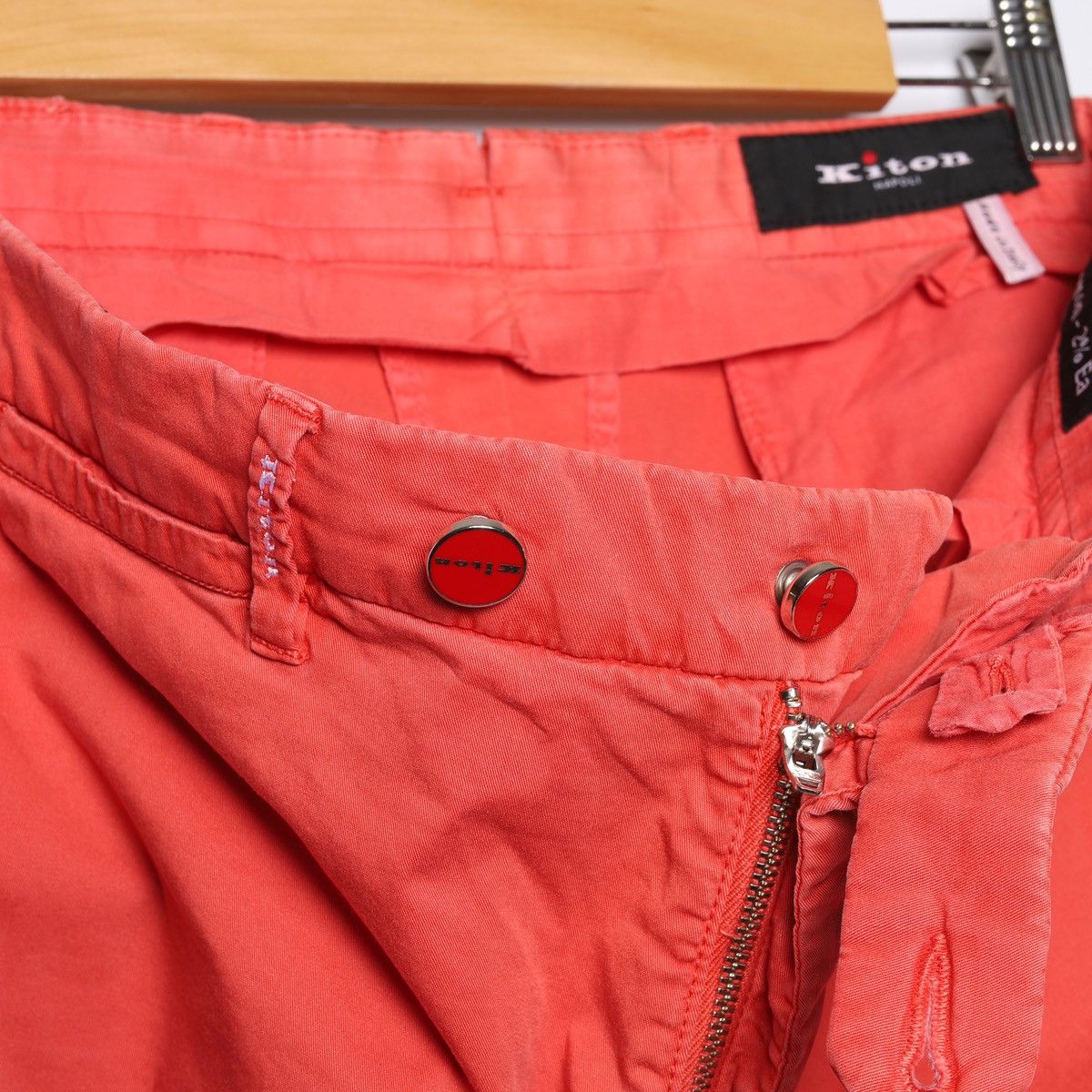 Kiton Kiton Napoli Coral Cotton Pants Trousers Size US 34 / EU 50 - 7 Thumbnail