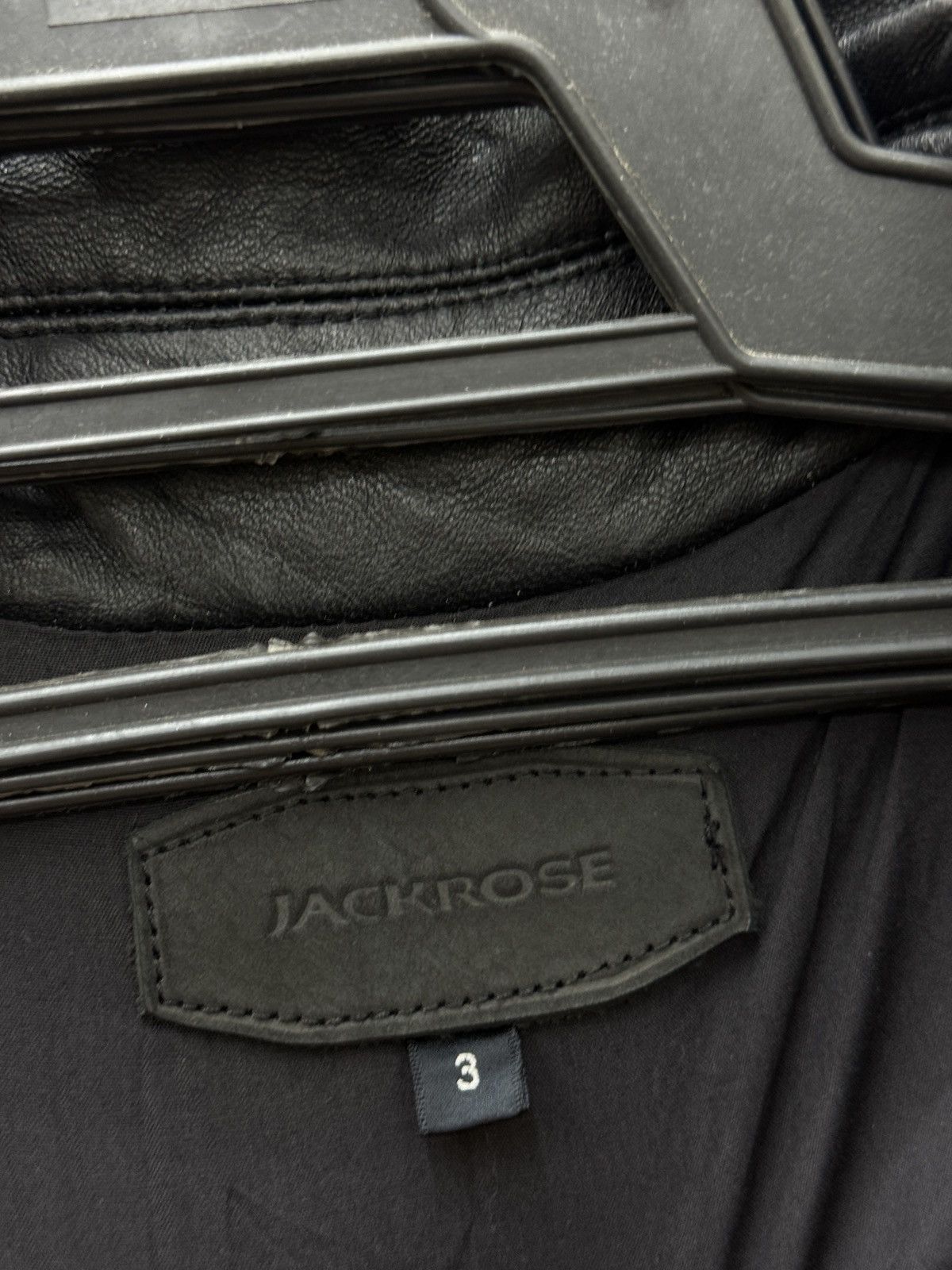 🔥🔥🔥ARCHIVE JACROSE DOUBLE COLLAR LEATHER PUNK JACKET