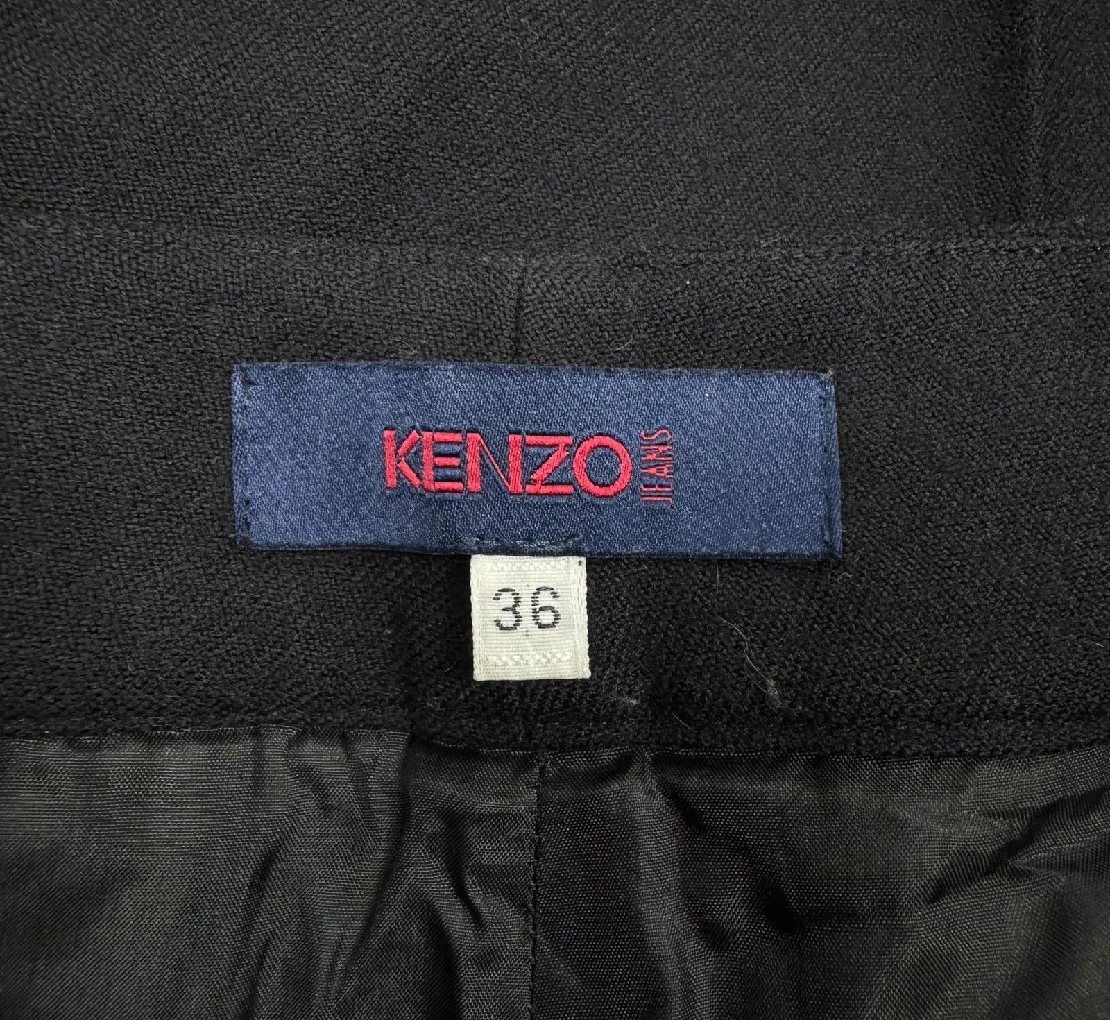 Kenzo Kenzo Paris Wide Leg Dress Pants Wool size 36 Size 26" / US 2 / IT 38 - 10 Thumbnail