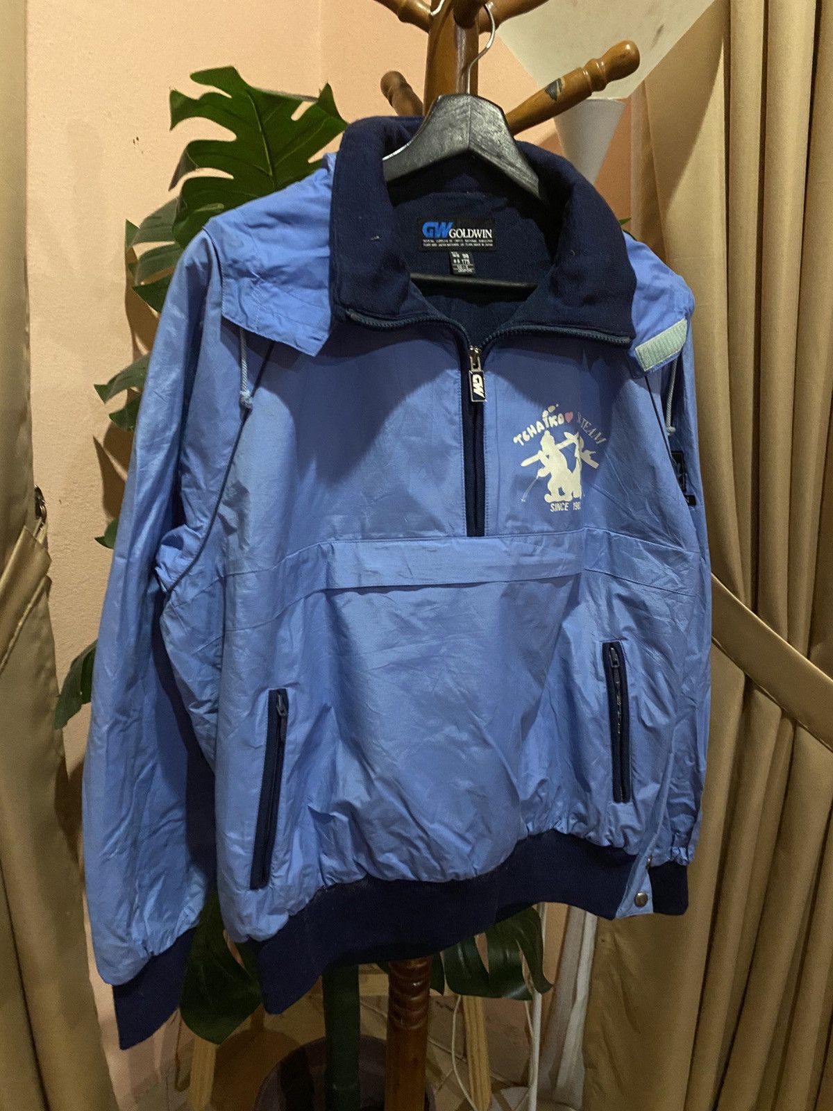 Goldwin Vintage Goldwin Tchaikov Ski Team Windbreaker 90s Blue Japan Size US M / EU 48-50 / 2 - 5 Thumbnail