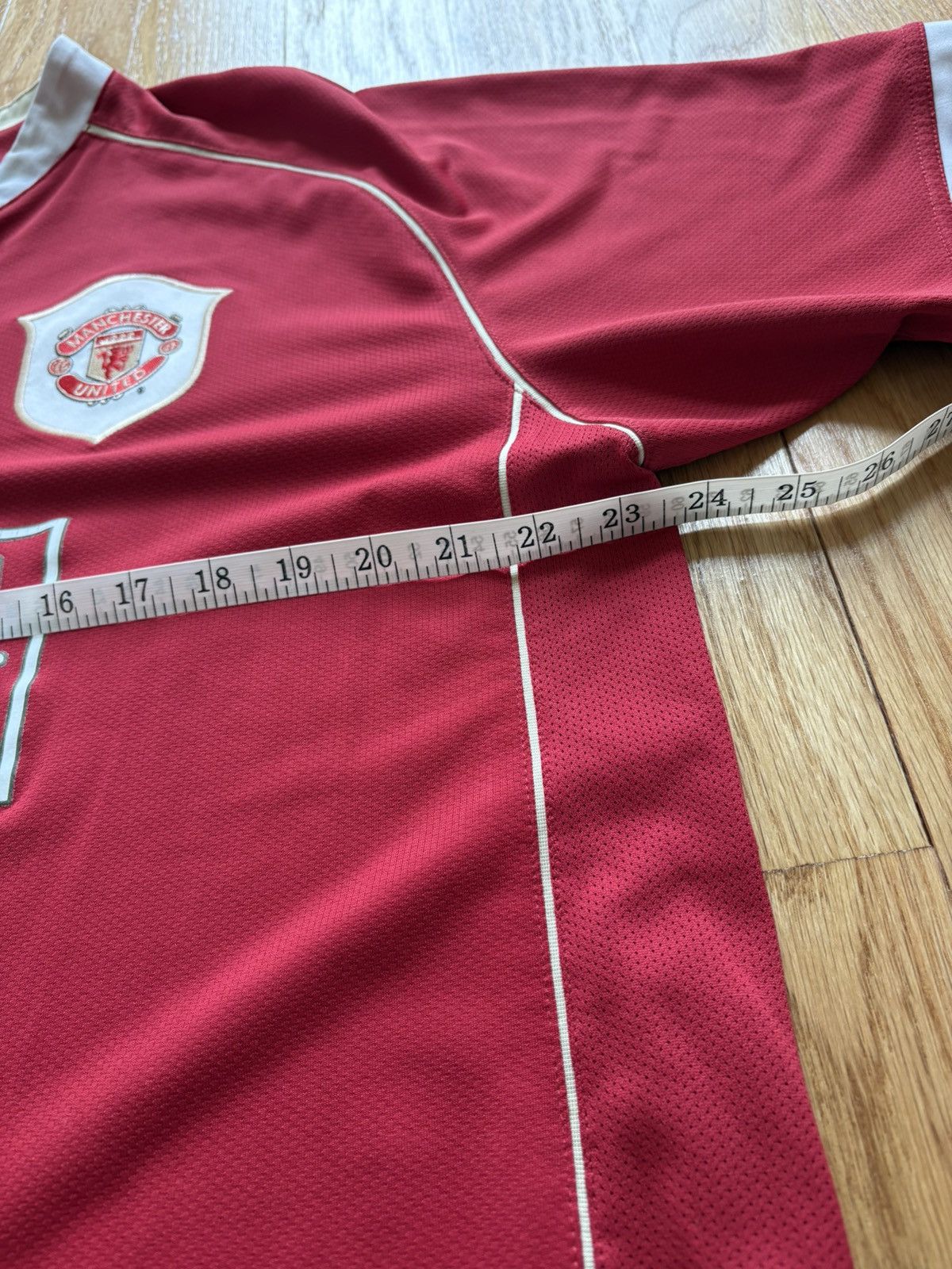 Vintage Manchester United 2006-07 Nike Home Jersey Top Kit Y2K XL Size US XL / EU 56 / 4 - 17 Thumbnail