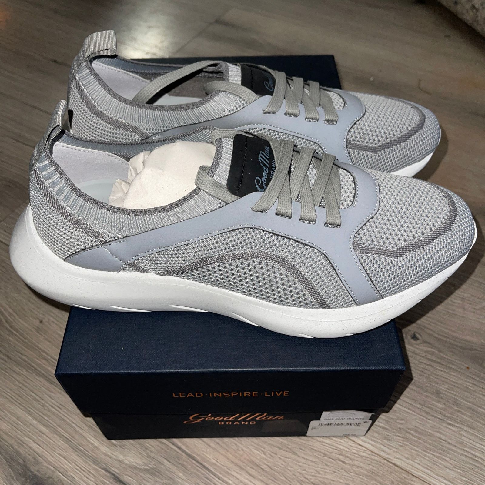 Other Good Man Shoes GMT Knit Trainer Grey Italy Men Size 8 - $298 Size US 8 / EU 41 - 1 Thumbnail