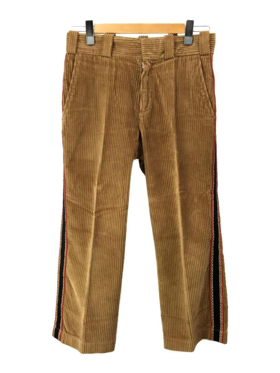 Palm Angls Side Line Thick Ribbed Corduroy Pts Camel Brown