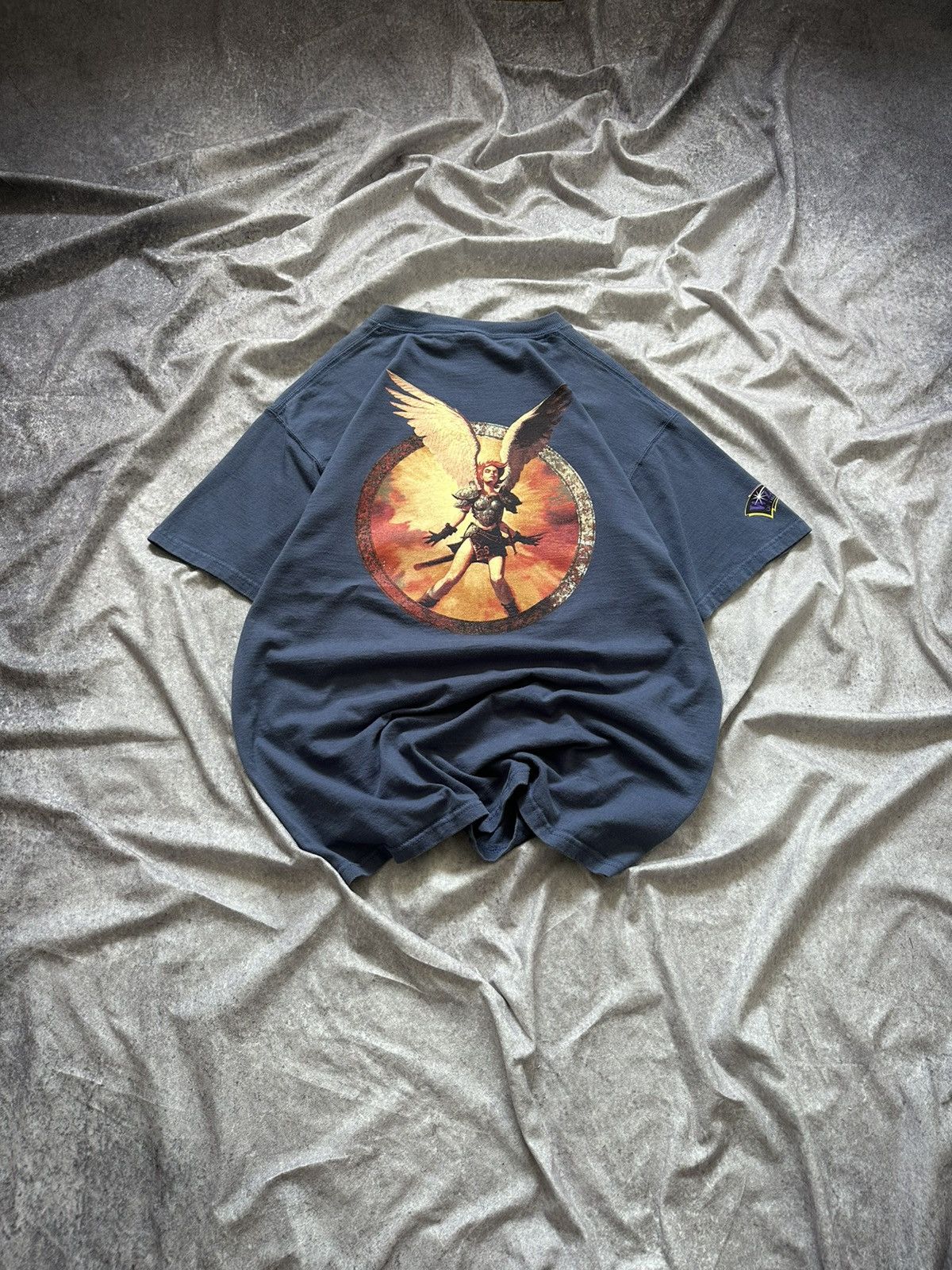 Vintage Vtg 00s Magic The Gathering Facta Non Verba Reya Tee Size US L / EU 52-54 / 3 - 1 Thumbnail