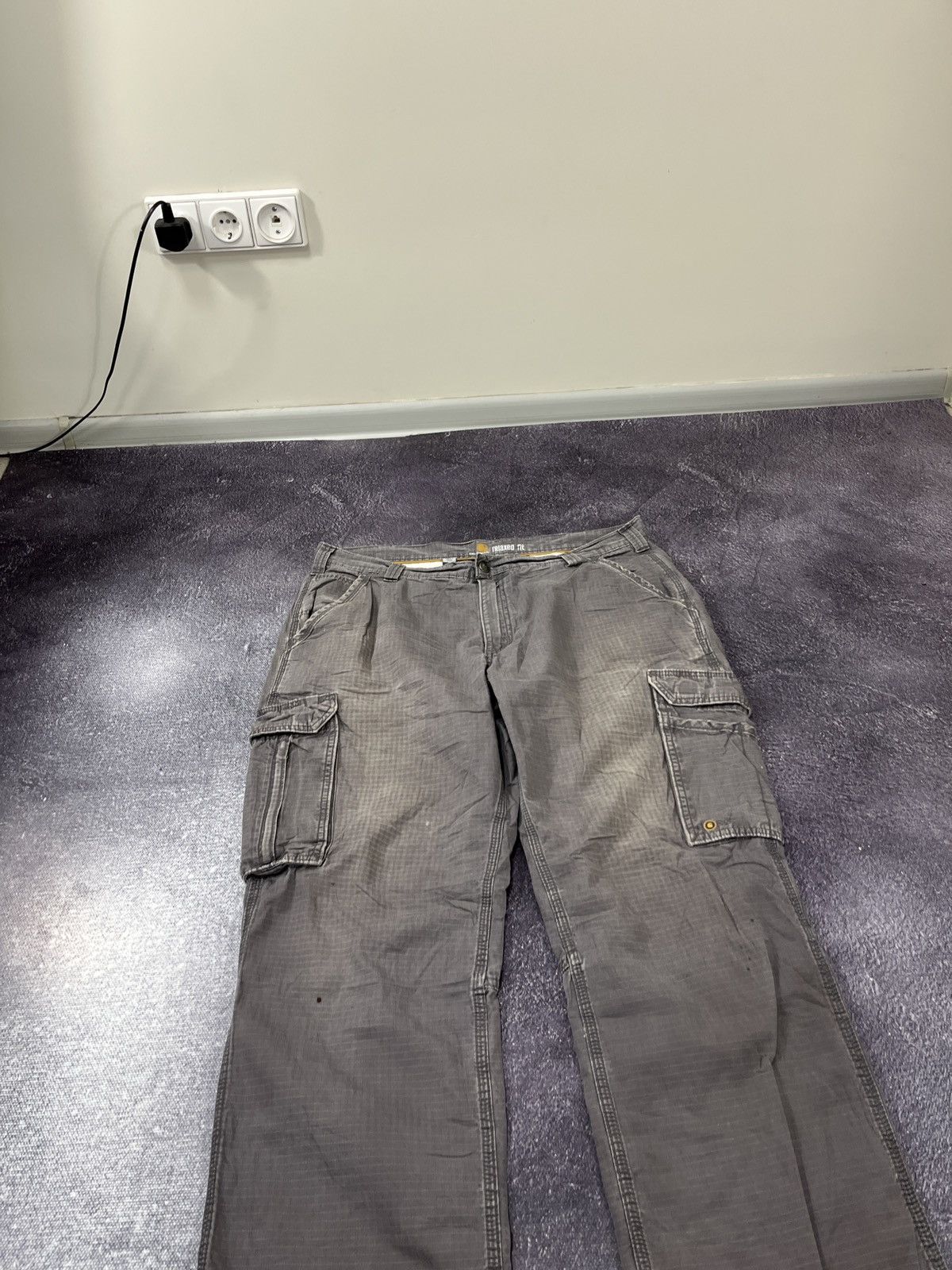 Carhartt Vintage Carhartt American Hype Workwear Baggy Cargo Pants Size US 38 / EU 54 - 11 Thumbnail