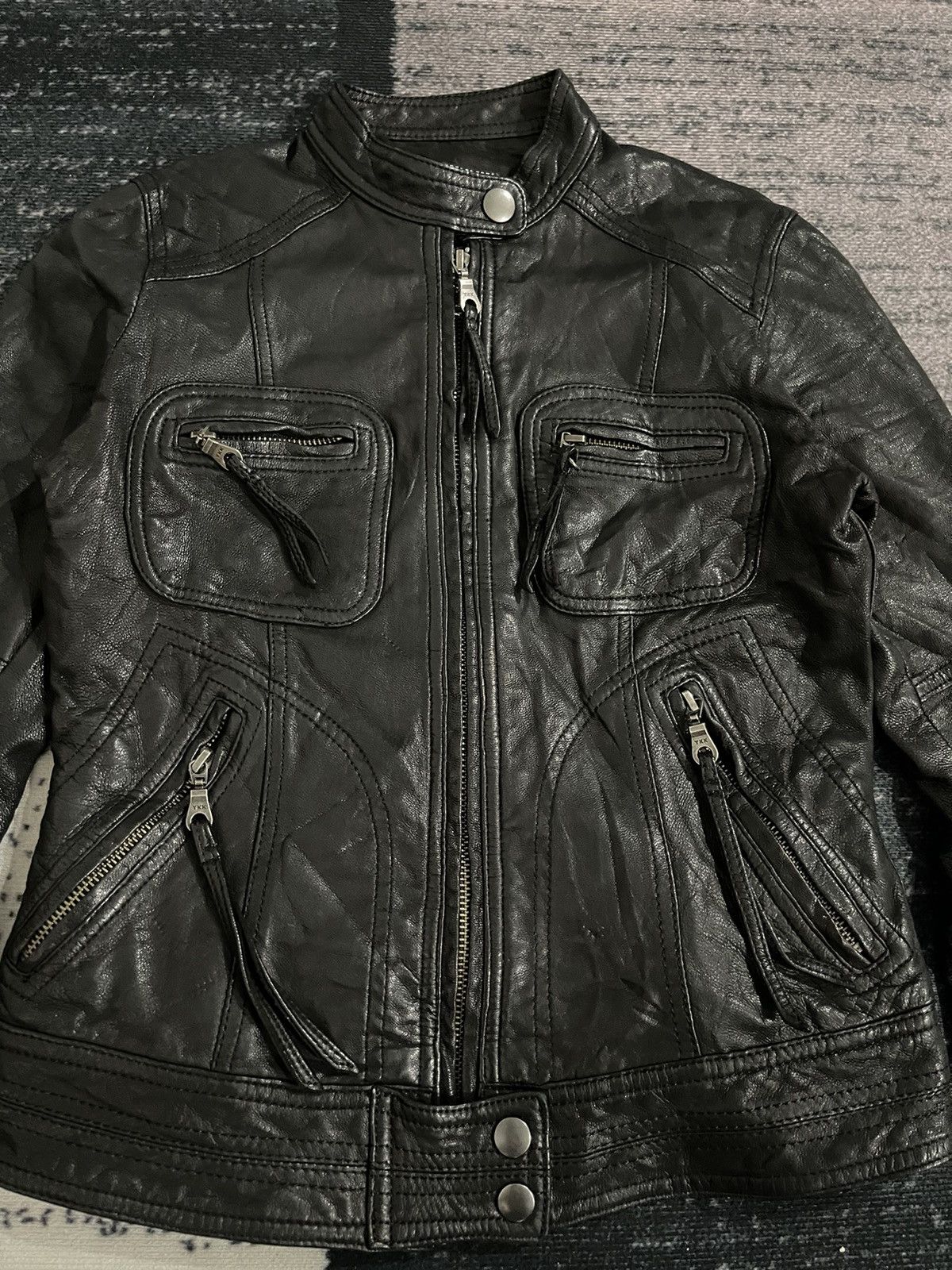 ABAHOUSE Vintage Abahouse Devinette Luxe Leather Jacket Size XS / US 0-2 / IT 36-38 - 5 Thumbnail