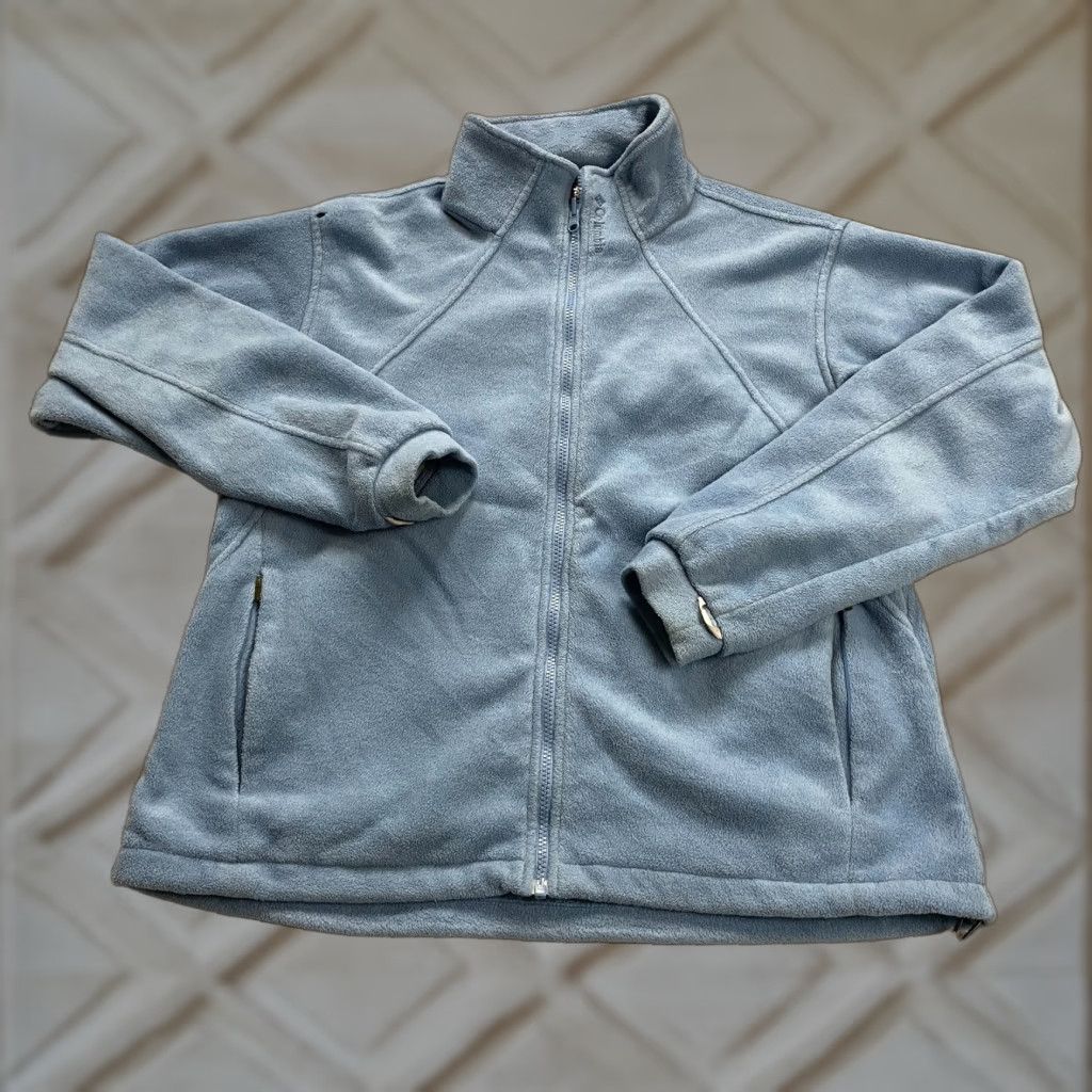 Vintage Columbia Vertex Interchange Core Fleece Jacket Womens XL Blue Full Zip Outdoor Jacket Size XL / US 12-14 / IT 48-50 - 1 Thumbnail