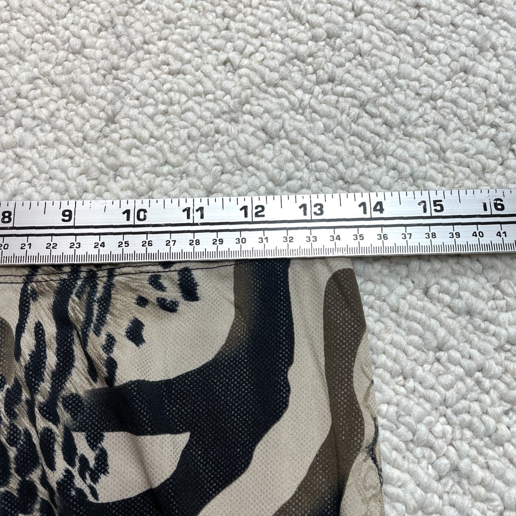 Vintage Lapis Pants Women's Large Gray Animal Print Stretch 27x28 Legging Casual Lounge Size 36" / US 14 / IT 50 - 7 Thumbnail