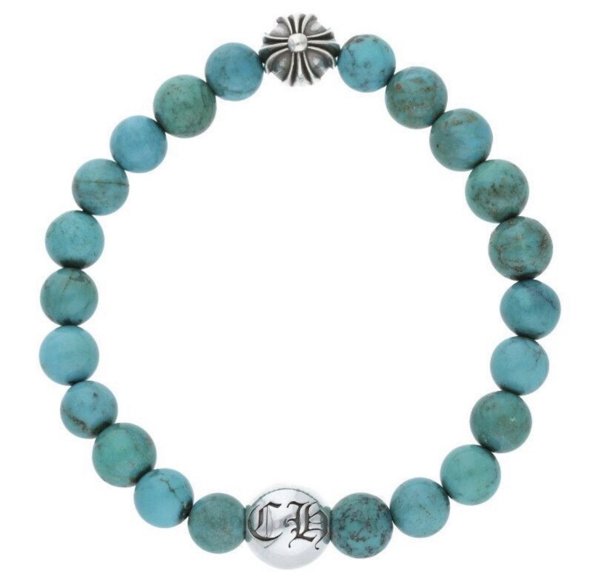 Chrome Hearts Chrome Hearts Turquoise Bead Bracelet Size ONE SIZE - 2 Thumbnail