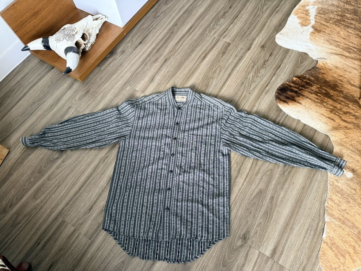 Scully Scully Western Shirt Band Collar Stripe Down Size Small Size US S / EU 44-46 / 1 - 1 Thumbnail