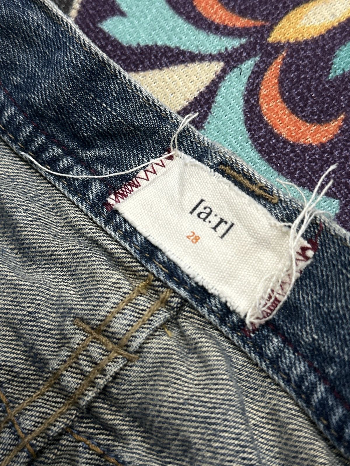 Other Japanese A'r Flare Recontructed Patchwork Flared Denim Size US 29 - 3 Thumbnail