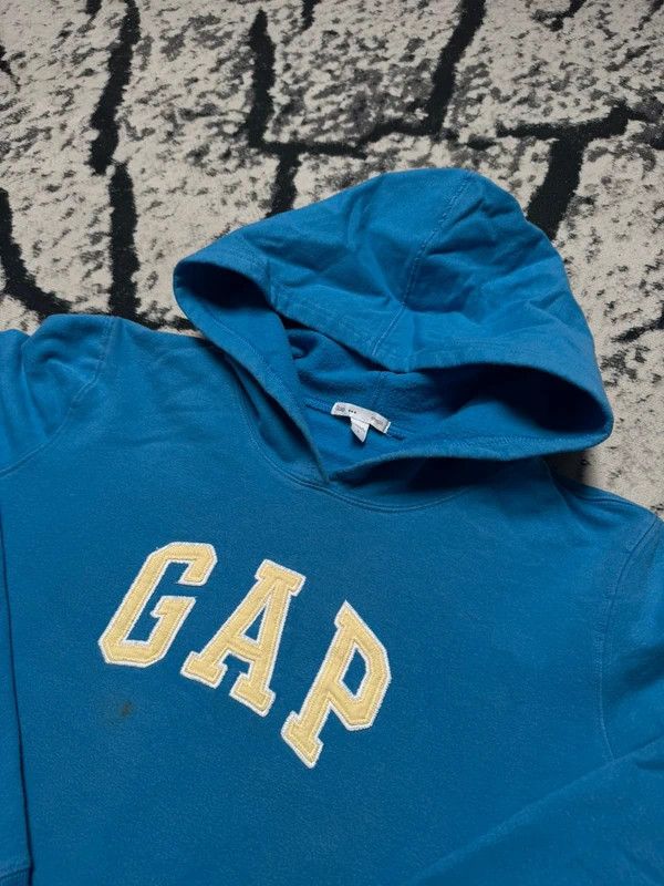 Gap Gap Blue Yellow Hoodie Size L Size L / US 10 / IT 46 - 3 Thumbnail