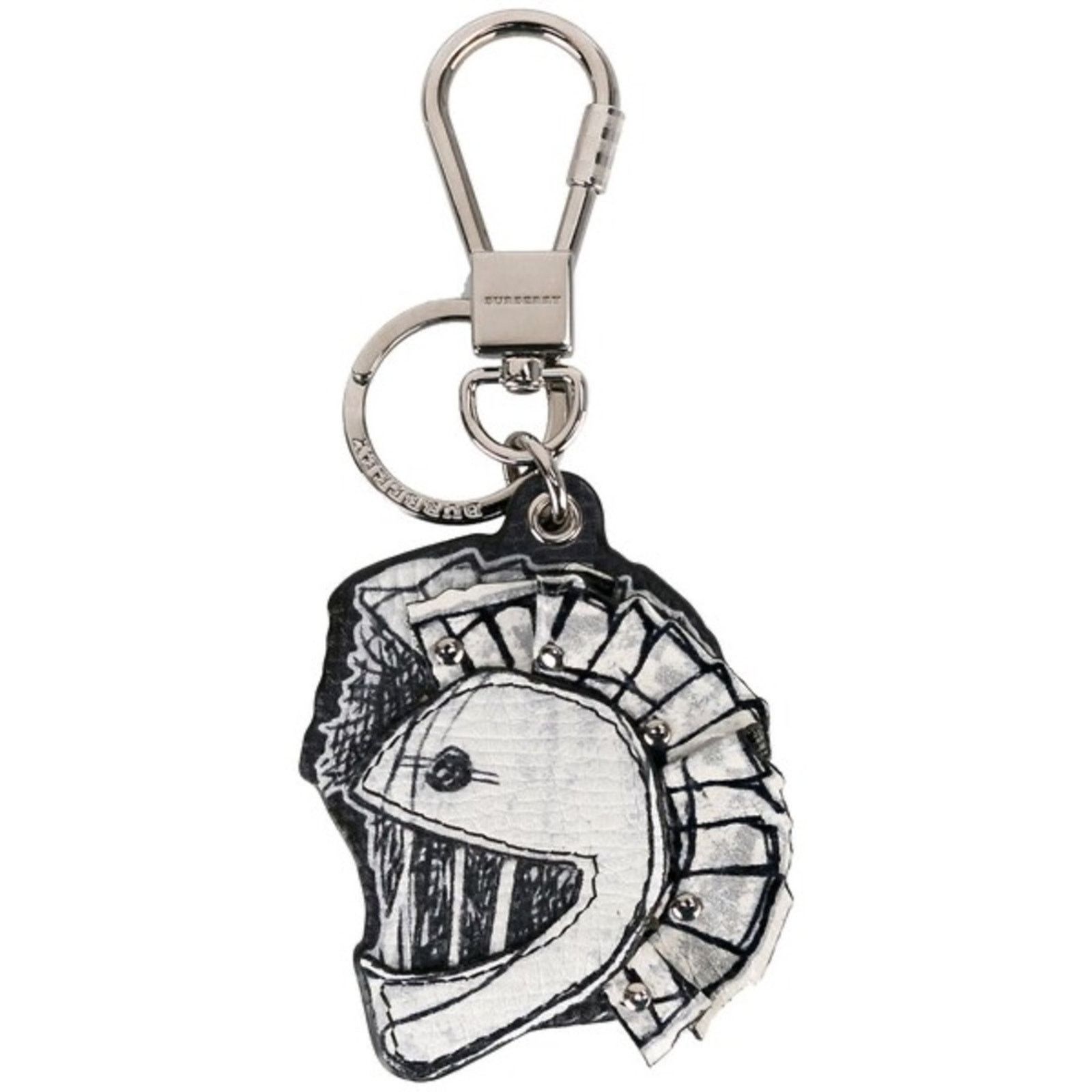 Burberry NWT Burberry London Leather Pallas Patch Charm Knight Helmet Size ONE SIZE - 6 Thumbnail
