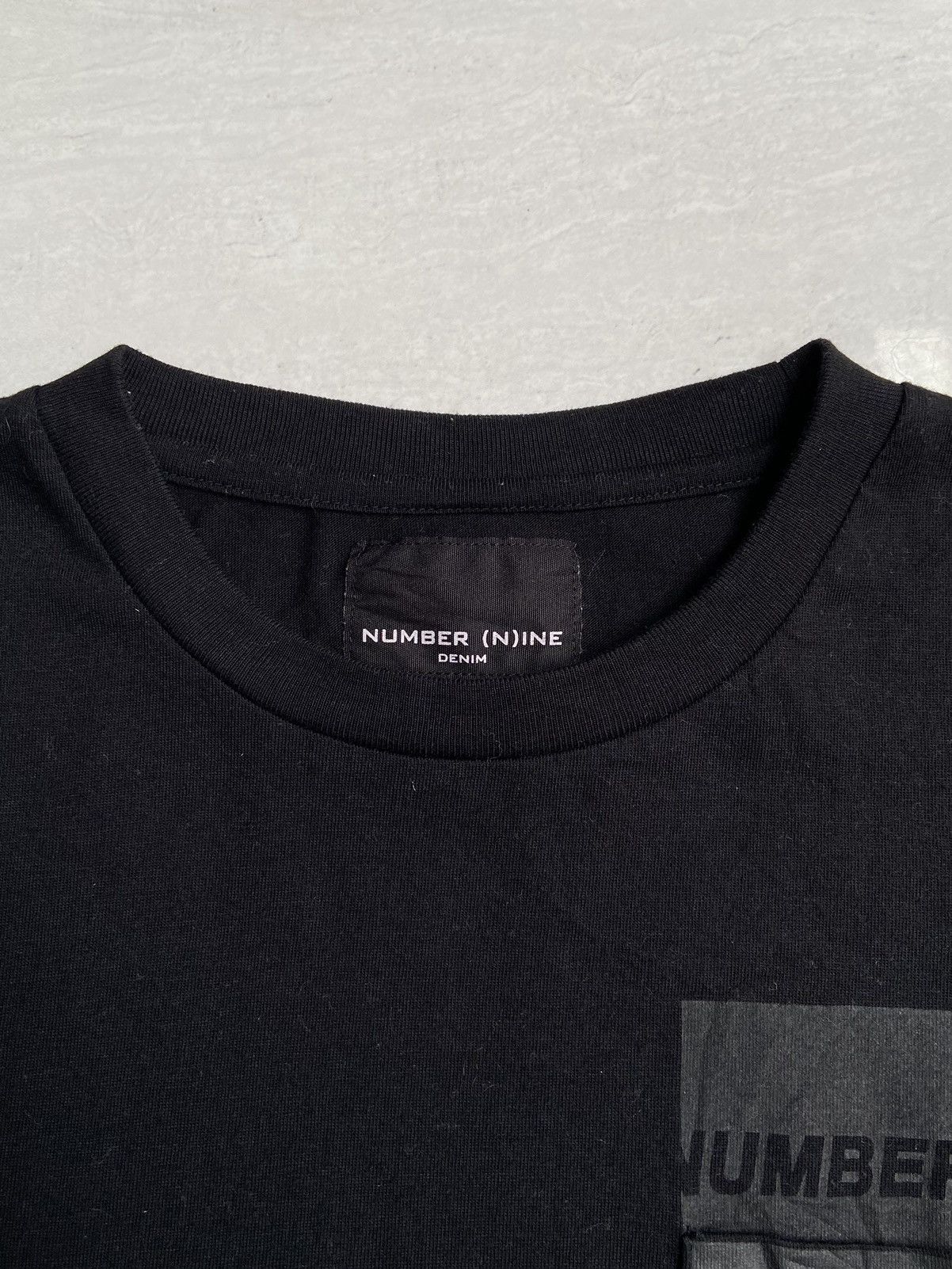Number (N)ine NUMBER NINE Black T-Shirt Size US S / EU 44-46 / 1 - 5 Thumbnail