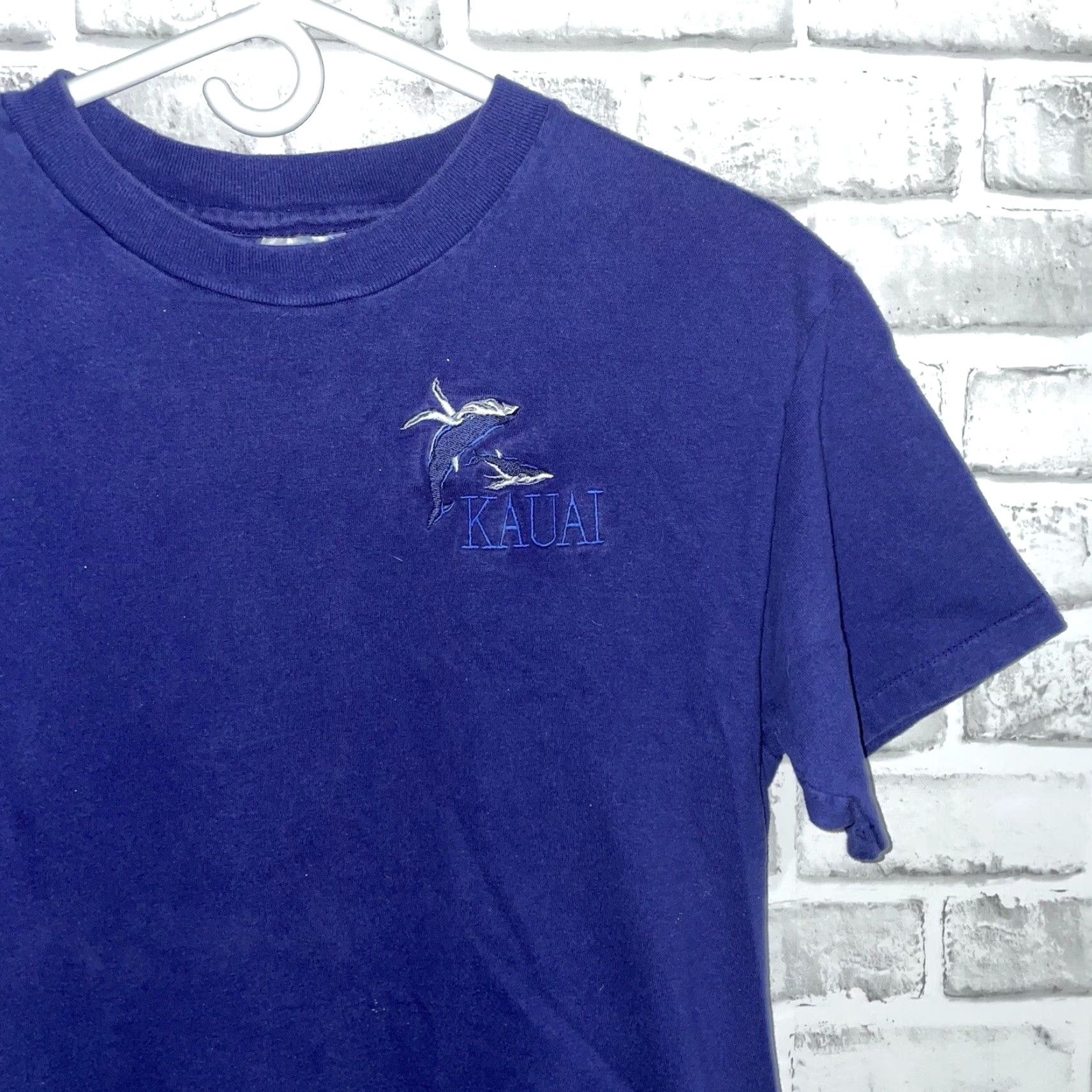 Hanes VINTAGE Hanes Purple Graphic T-Shirt Mens Medium USA Theme 80s Style Size US M / EU 48-50 / 2 - 2 Thumbnail
