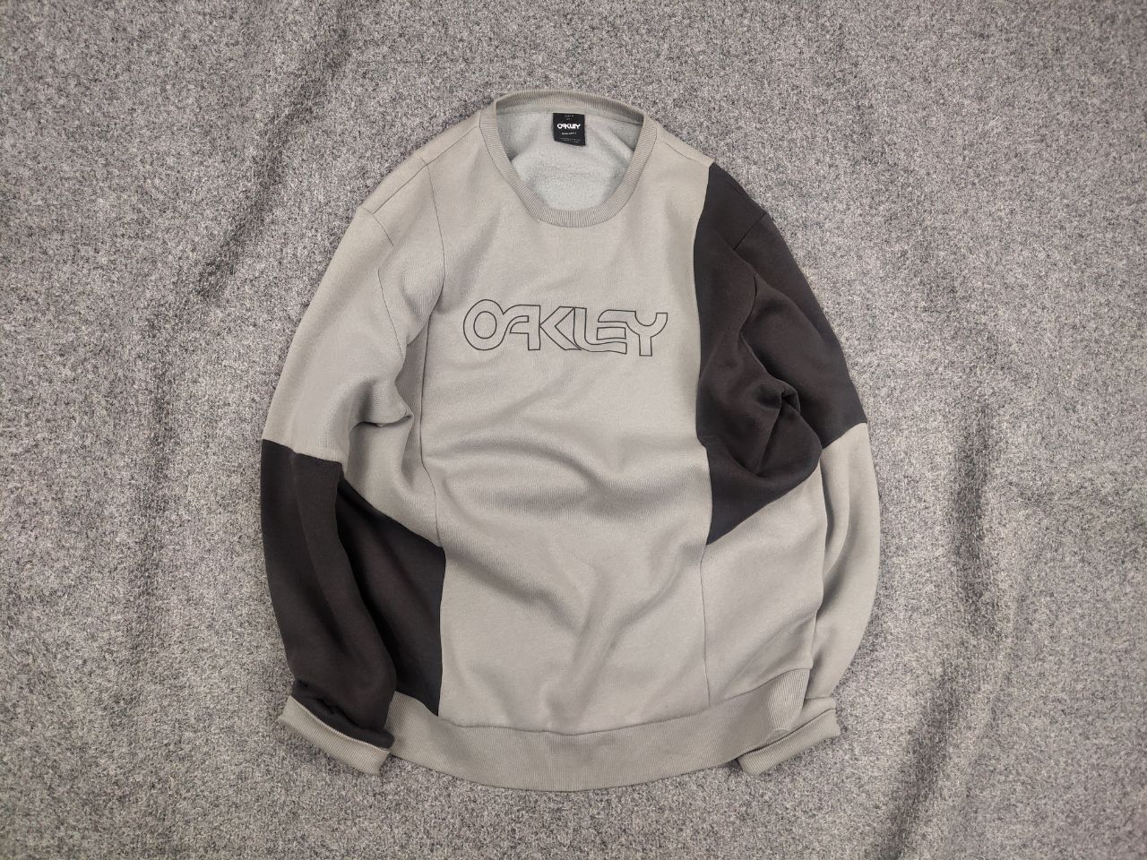 Oakley Oakley Logo combined Crew Check Sweatshirt Vintage Style Size US M / EU 48-50 / 2 - 2 Thumbnail
