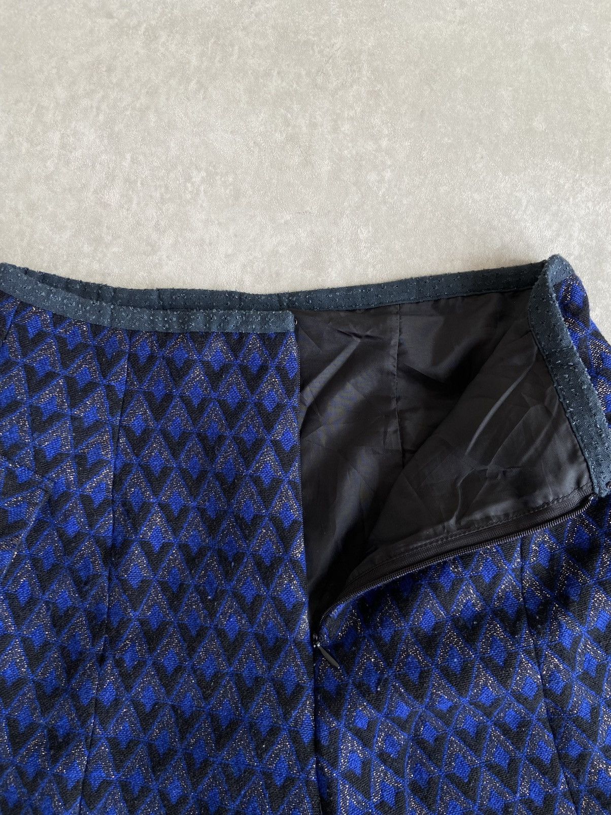 If Six Was Nine × Jil Sander × Jil Stuart JILL Stuart Mini Skirt V Pattern Size 26" / US 2 / IT 38 - 8 Thumbnail