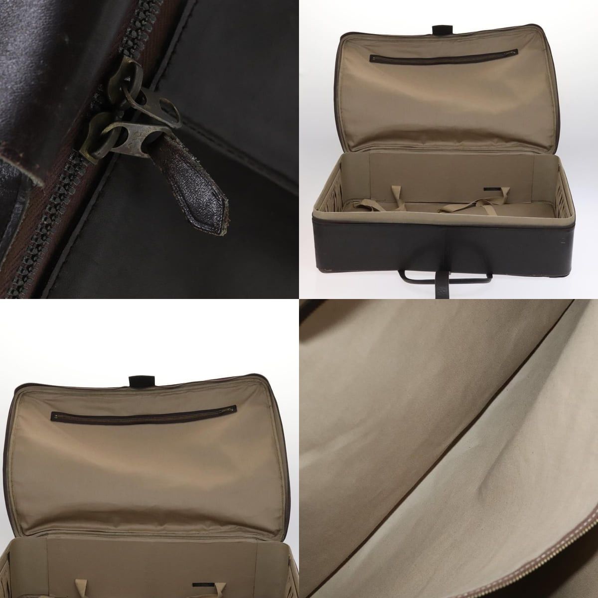 Dior DIOR Trotter Canvas Suitcase Brown Size ONE SIZE - 12 Thumbnail