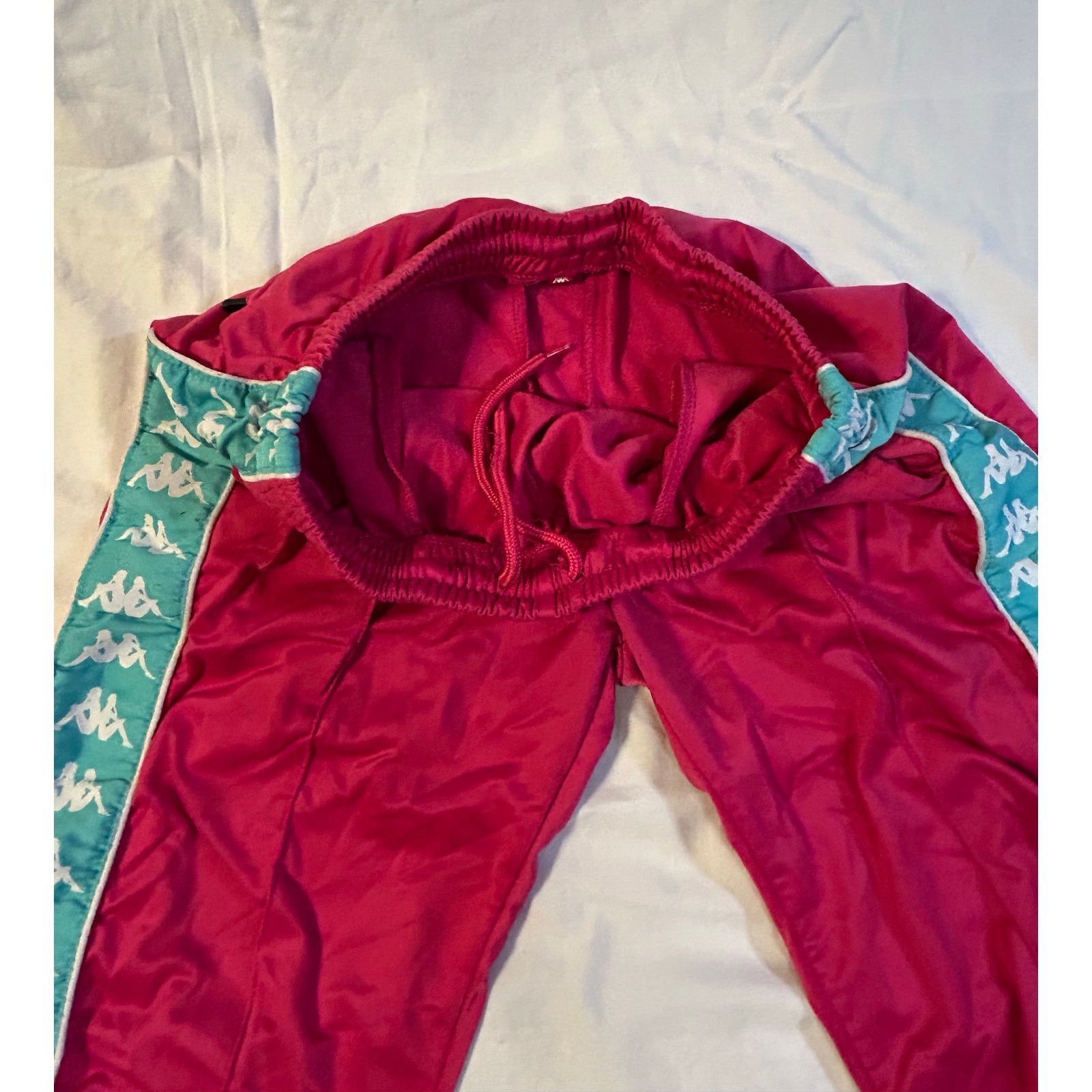 Kappa Kappa Iconic Track Joggers - Retro Red Aqua Women’s Size 0 Size 25" / US 0 / IT 36 - 3 Thumbnail