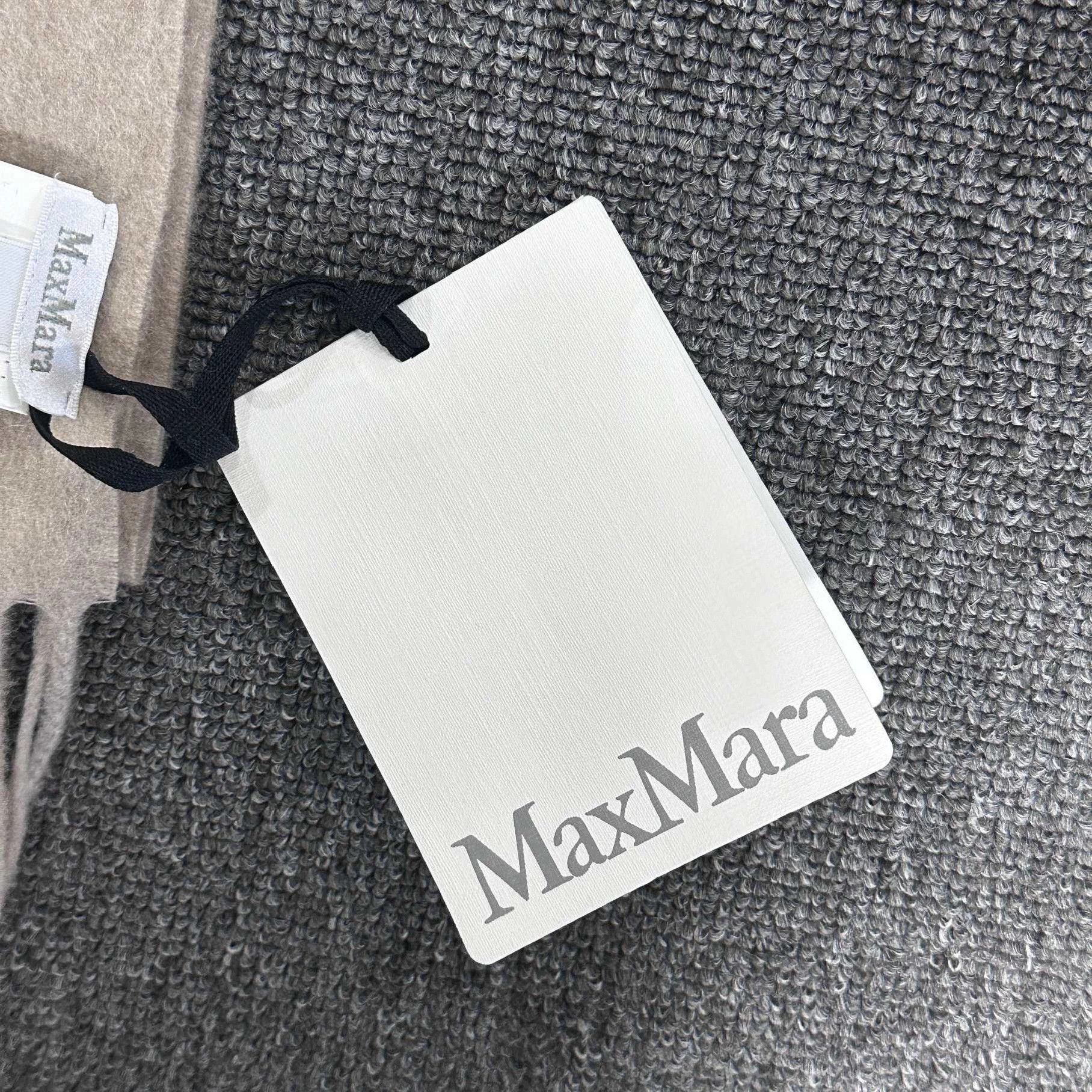 Max Mara MaxMara oatmeal 100% cashmere scarf Size ONE SIZE - 4 Thumbnail