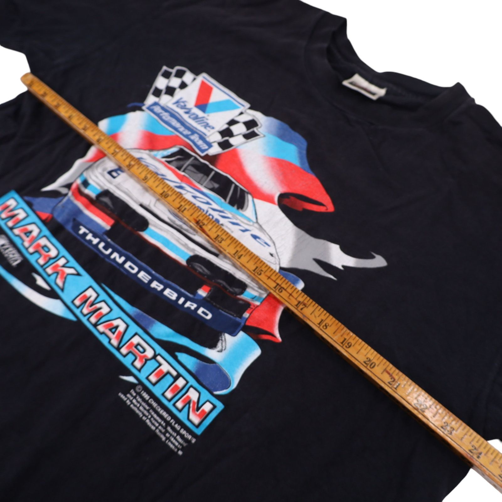 NASCAR × Vintage Vintage Nascar Valvoline Racing Mark Martin Graphic T Shirt Size US XXL / EU 58 / 5 - 6 Thumbnail