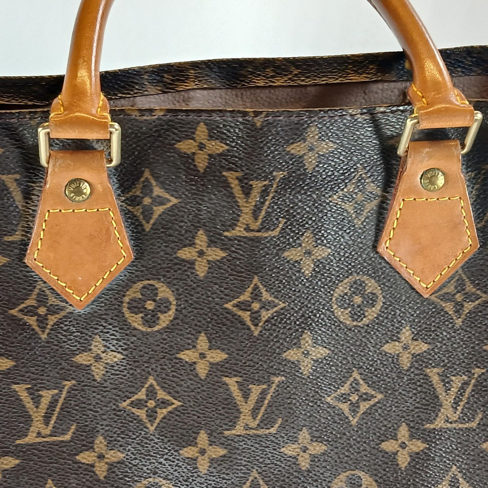 Louis Vuitton Louis Vuitton Monogram Sac Plat Vintage Tote Bag Size ONE SIZE - 3 Thumbnail