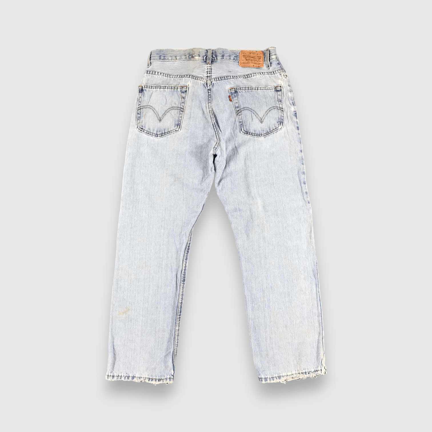 Levi's Vintage Light Wash Levis 505 Jeans-J869 Size US 33 - 2 Thumbnail
