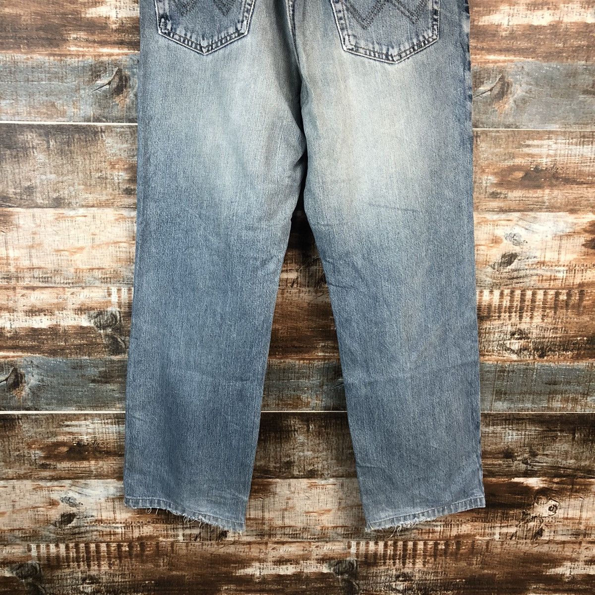 Edwin DL Edwin 604 Blue Distressed Denim Pants #C177 Size US 31 - 16 Thumbnail