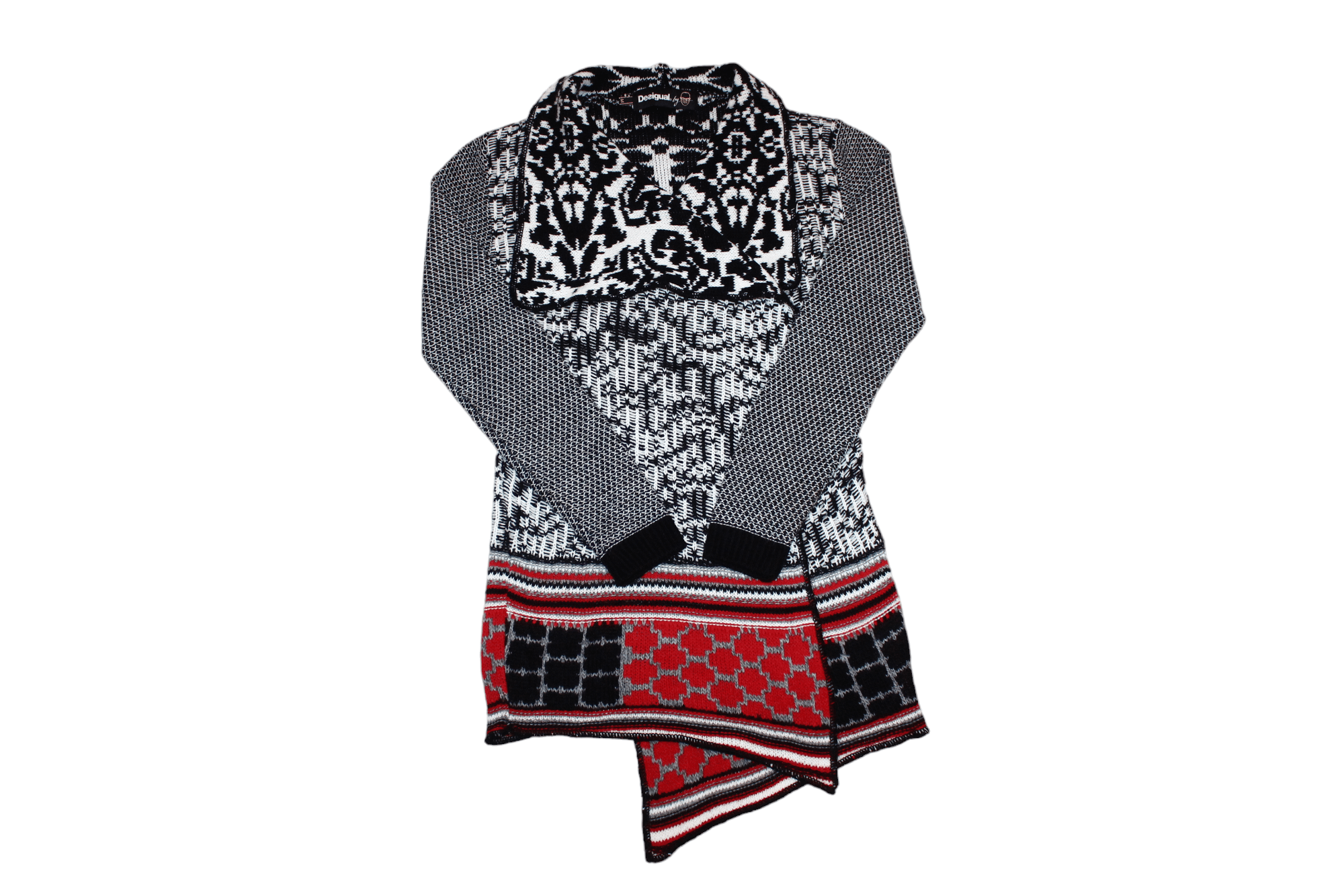 Christian Lacroix Desigual by M. CHRISTIAN LACROIX Open Front Wrap Cardigan Size US M / EU 48-50 / 2 - 1 Thumbnail