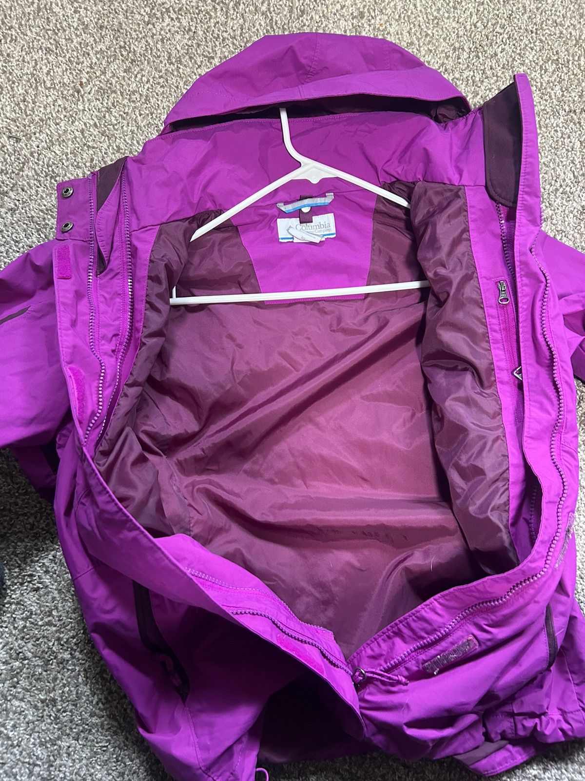 Columbia Columbia Bugaboo Interchange 3-in-1 jacket in purple Size XS / US 0-2 / IT 36-38 - 6 Thumbnail