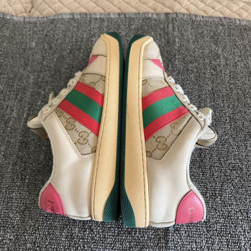 Gucci Gucci Screener Low Top Fashion Sneakers for Men - Size US 5 / EU 37 - 9 Thumbnail