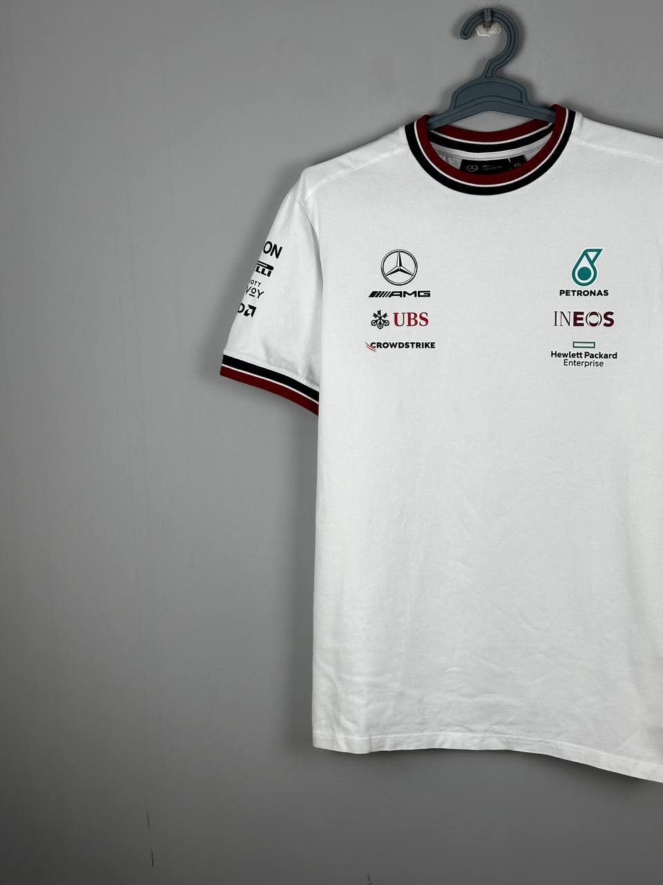Formula 1 Vintage AMG Mercedes Benz Petronas T-Shirt Y2K Size US XXL / EU 58 / 5 - 2 Thumbnail