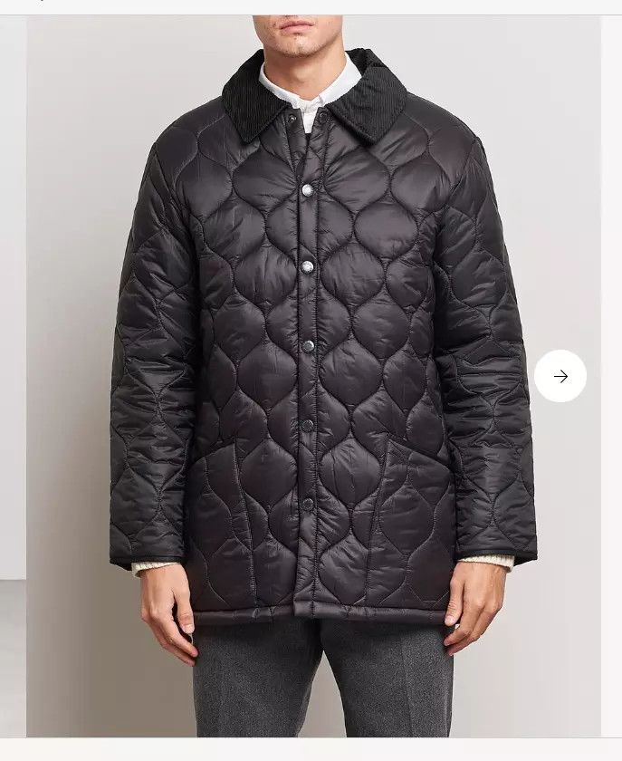 ジャケット・アウター 00s Barbour quilting leather parts JKT BARBOUR Neutron Faux Leather Quilted Jacket in Black | endource