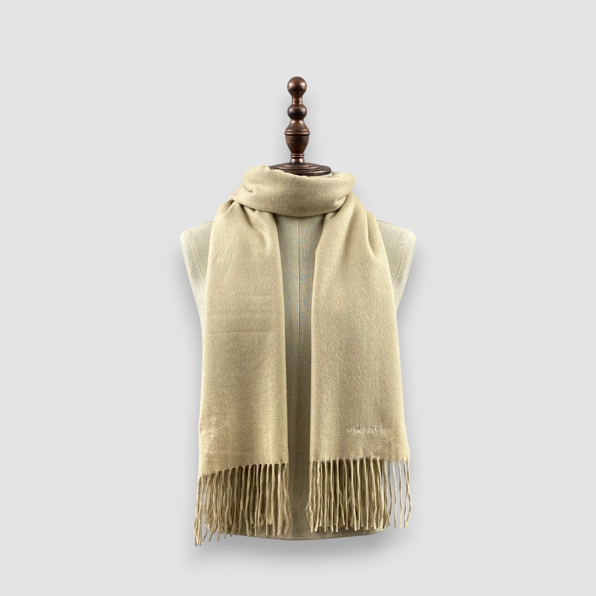 Givenchy Vintage Givenchy Scarf Muffler Wool Shawls Babushka Scarves Size ONE SIZE - 1 Thumbnail