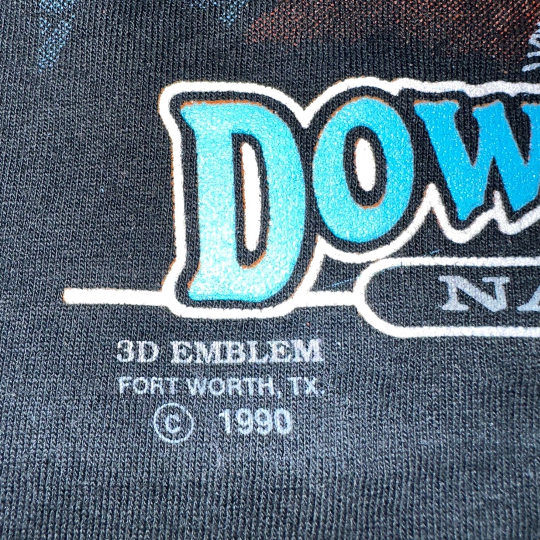 Delta VINTAGE Delta T-Shirt Black Men's 3D Emblem Nature Panther Graphic Print Crew Neck Short Sleeve 90s Style Shirt Size US L / EU 52-54 / 3 - 3 Thumbnail