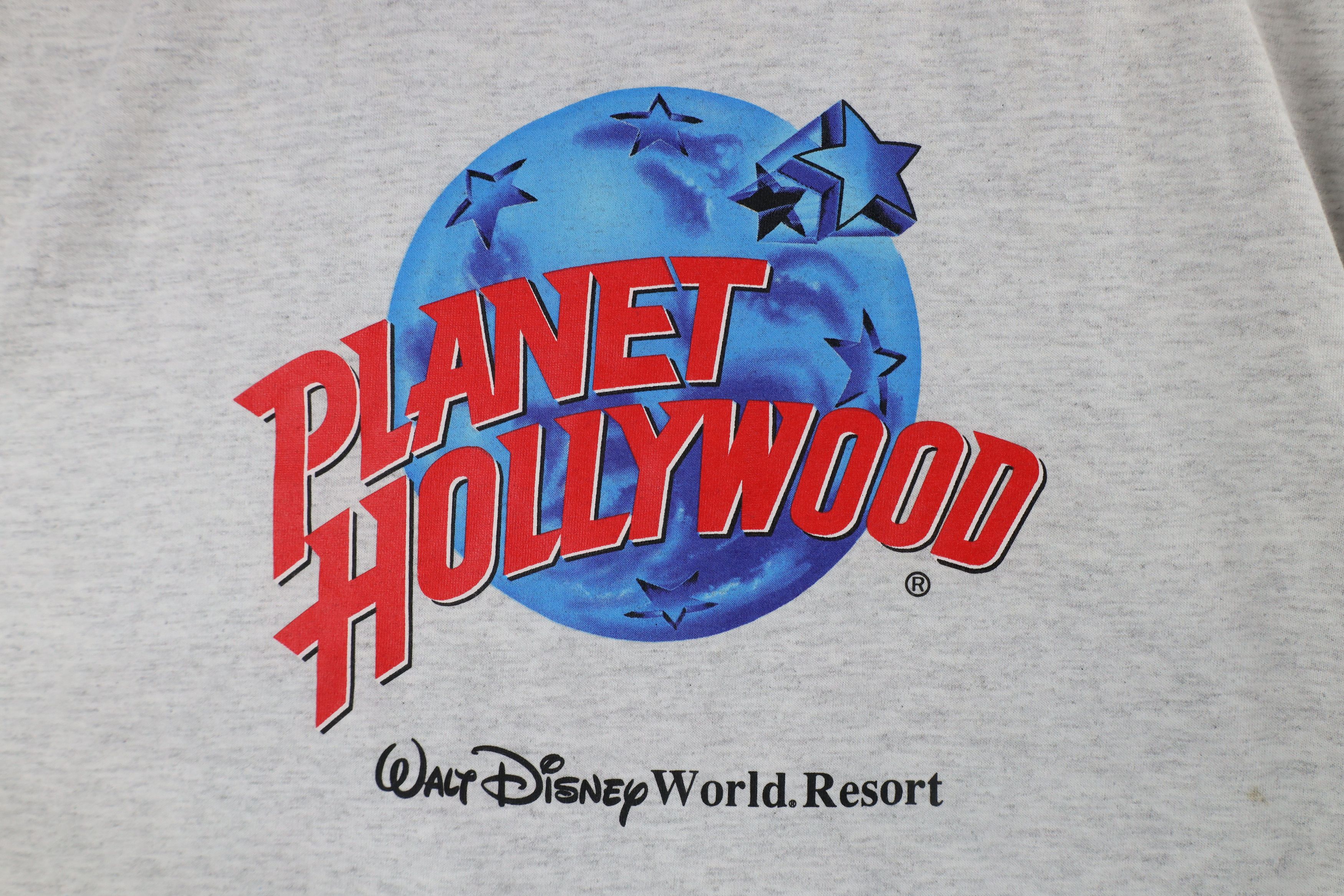 Vintage Vintage 90s Planet Hollywood Disney World Resort T-Shirt USA Size US L / EU 52-54 / 3 - 4 Thumbnail