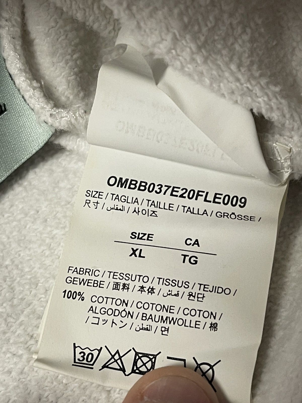Off-White Size XL - Off-White Mona Lisa Oversized Hoodie 'White' Size US XL / EU 56 / 4 - 12 Thumbnail