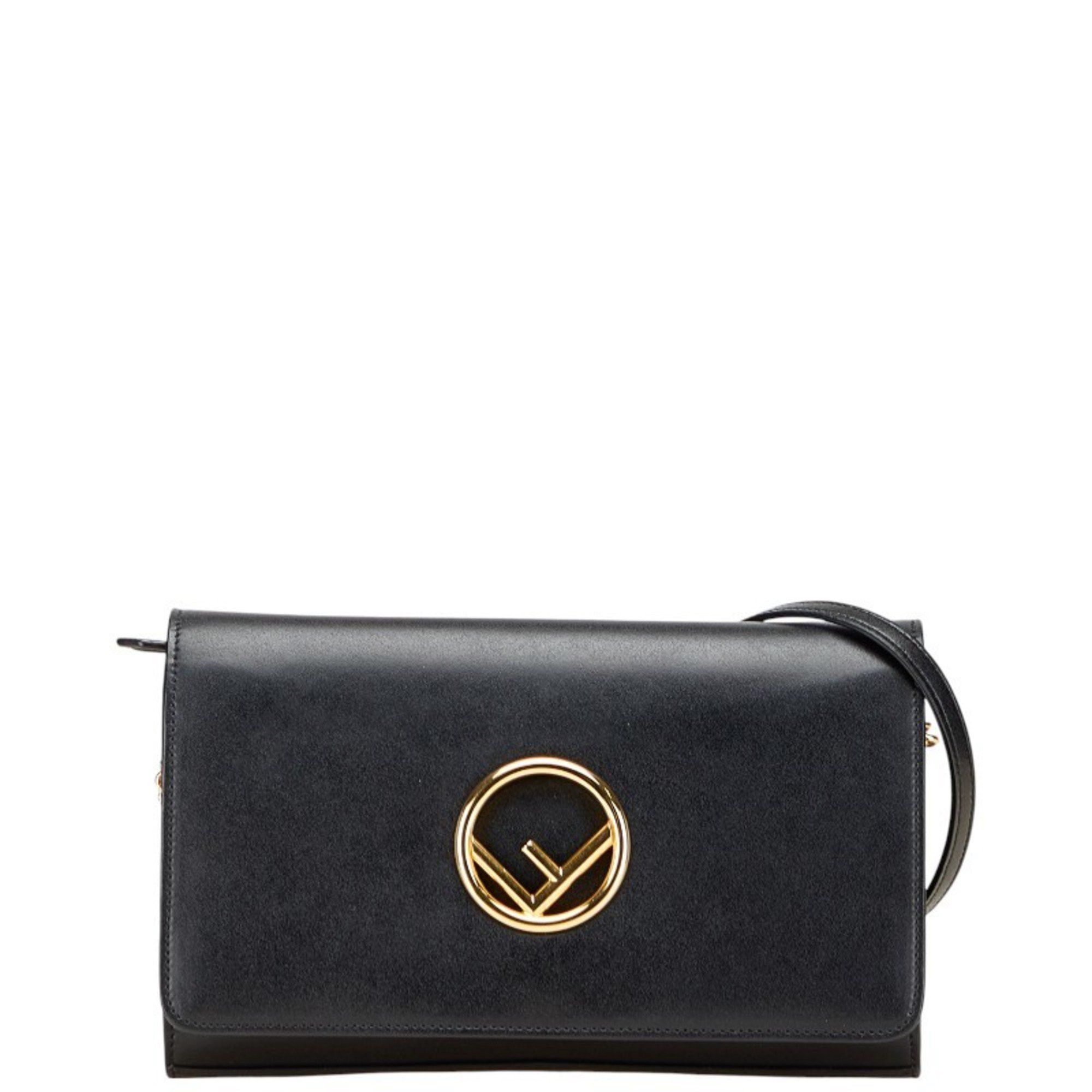 Fendi Fendi Chain Wallet Shoulder Bag 8BS004 Black Calfskin Leather Women's FENDI Size ONE SIZE - 1 Thumbnail