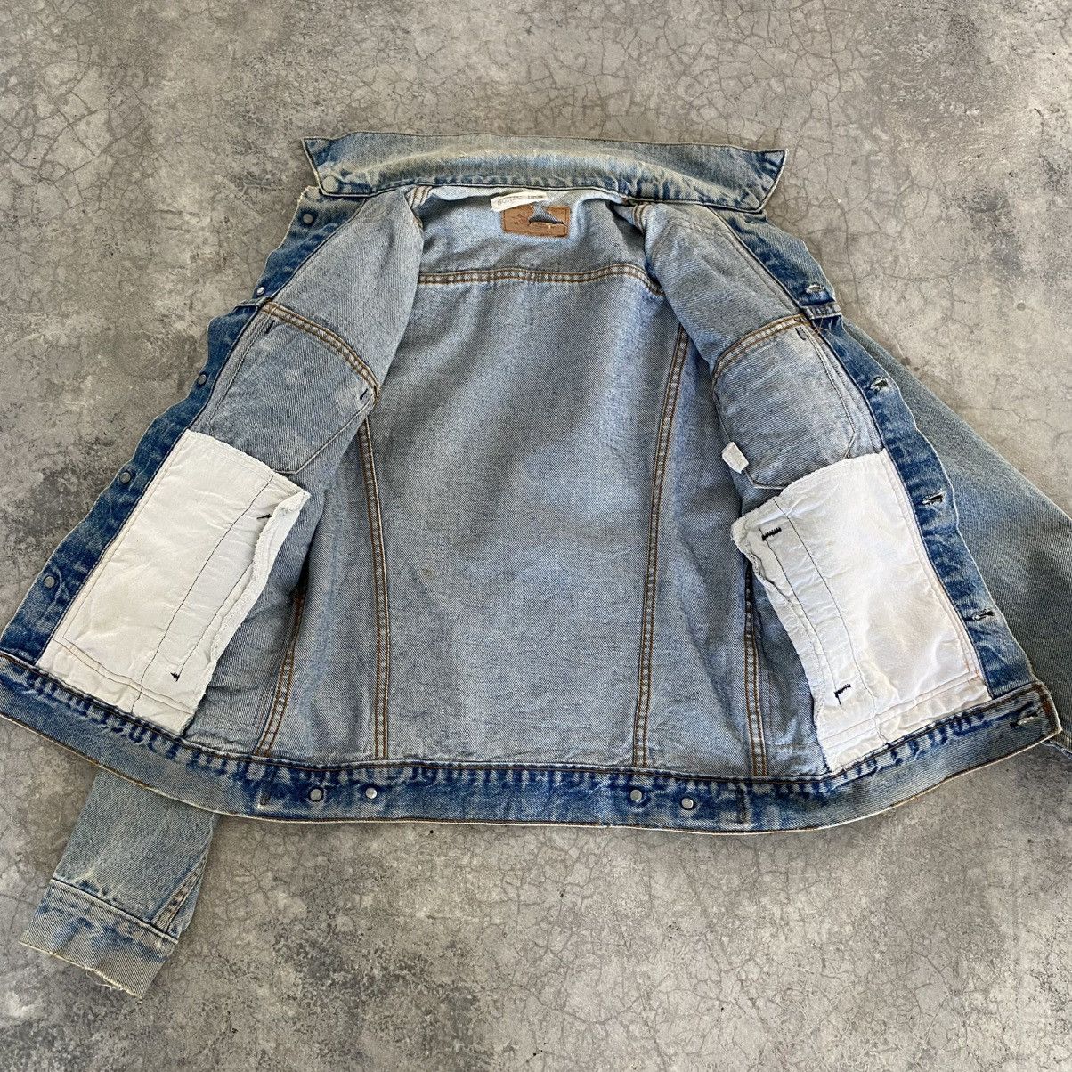 Sonic Lab 80’s Levis X Sonic Lab Reconstructed Panel Trucker Jacket Size US M / EU 48-50 / 2 - 21 Thumbnail