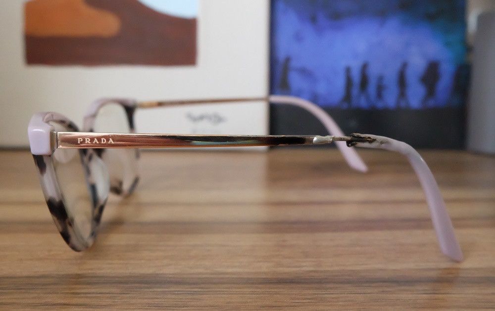 Prada Prada 07N-1o1 Glasses Made in Italy Size ONE SIZE - 3 Thumbnail