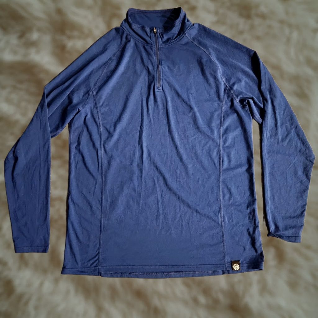 Vintage REI Co-Op 1/4 Zip Pullover Men XL Performance Blue Activewear Sweatshirt Size US XL / EU 56 / 4 - 1 Thumbnail