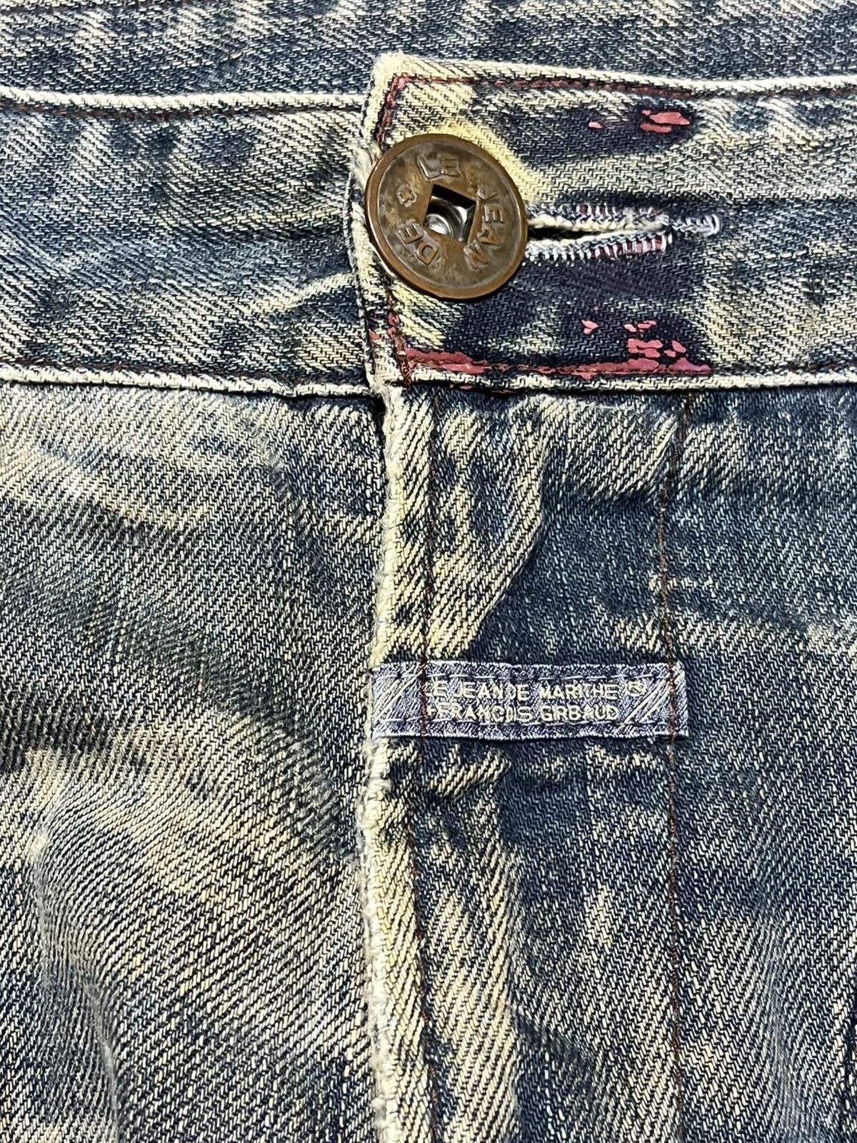 Marithe + Francois Girbaud Vintage Marithe Francois Girbaud Camourflage Denim Size US 37 - 10 Thumbnail