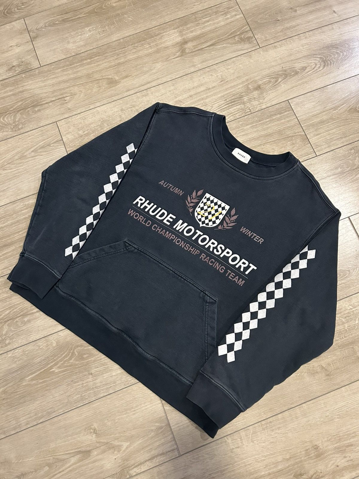 Rhude Rhude Motorsports World Championship Racing Team Crewneck Size US L / EU 52-54 / 3 - 3 Thumbnail