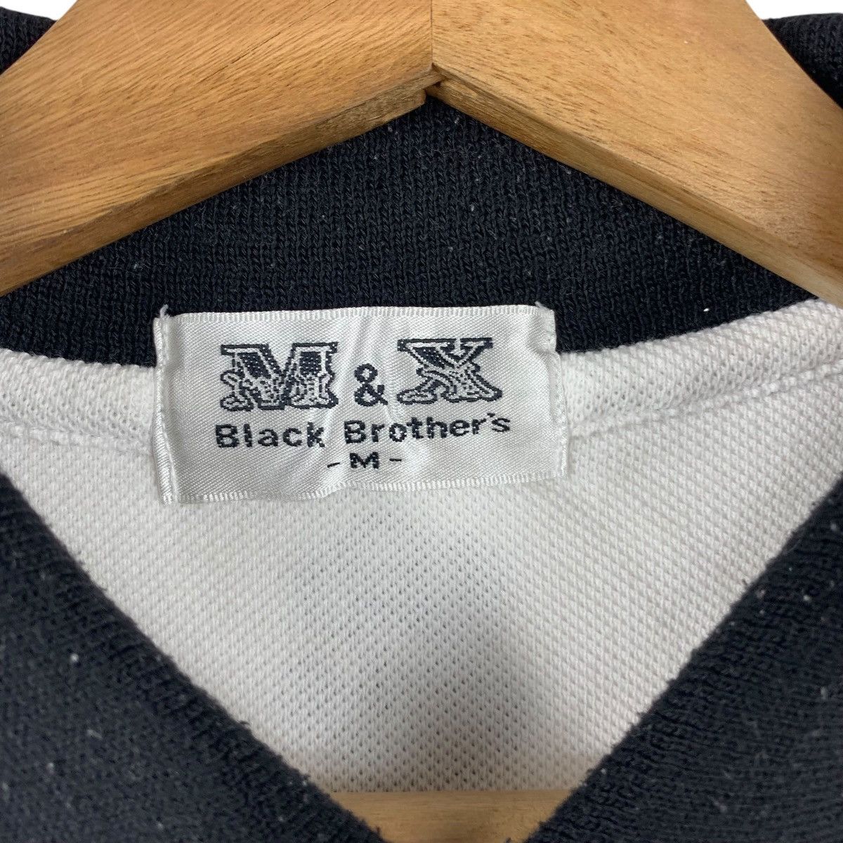 Vintage Vintage BLACK BROTHERS GANG Hip Hop Rap Polo Tee Shirt Top Size US M / EU 48-50 / 2 - 9 Thumbnail
