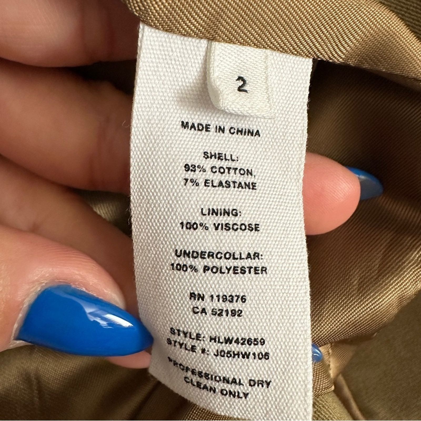 Helmut Lang HELMUT LANG Resin Rider Blazer in Green Sage Sz. 2 NWOT Size XS / US 0-2 / IT 36-38 - 12 Thumbnail