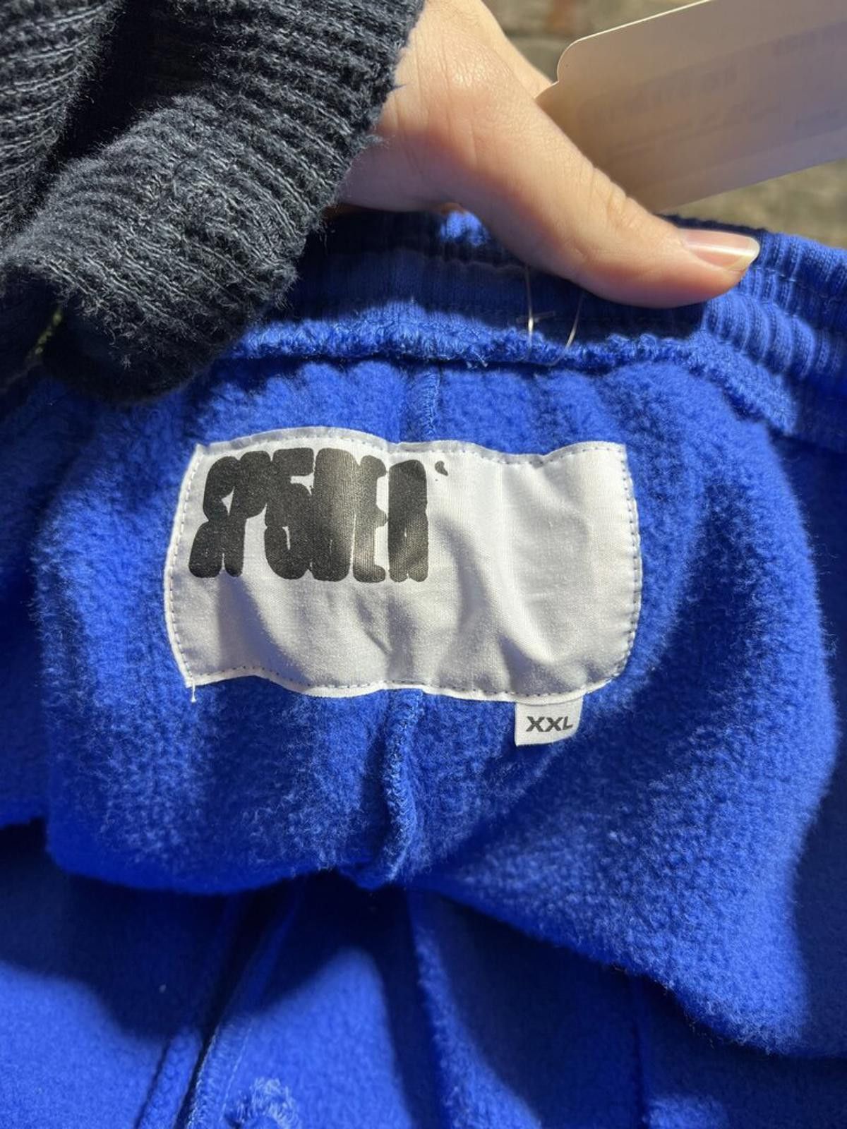 Sp5der Sp5der Worldwide Blue Sweatpants Sz. XXL Size ONE SIZE - 4 Thumbnail